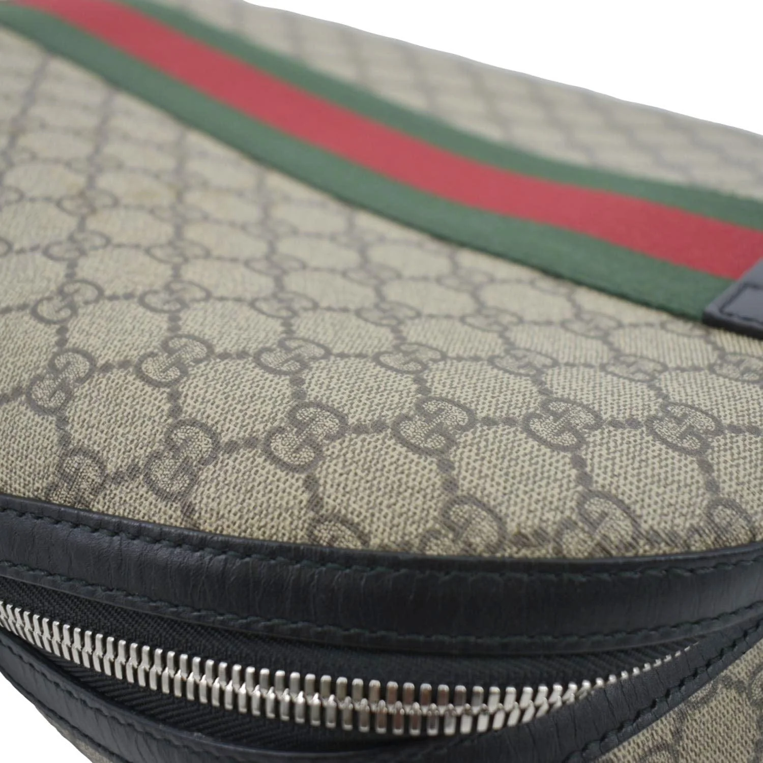 GUCCI Web GG Supreme Canvas Backpack Beige 443805 - Image 5