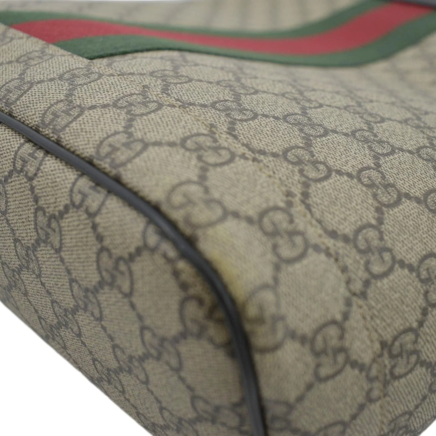 GUCCI Web GG Supreme Canvas Backpack Beige 443805 - Image 6