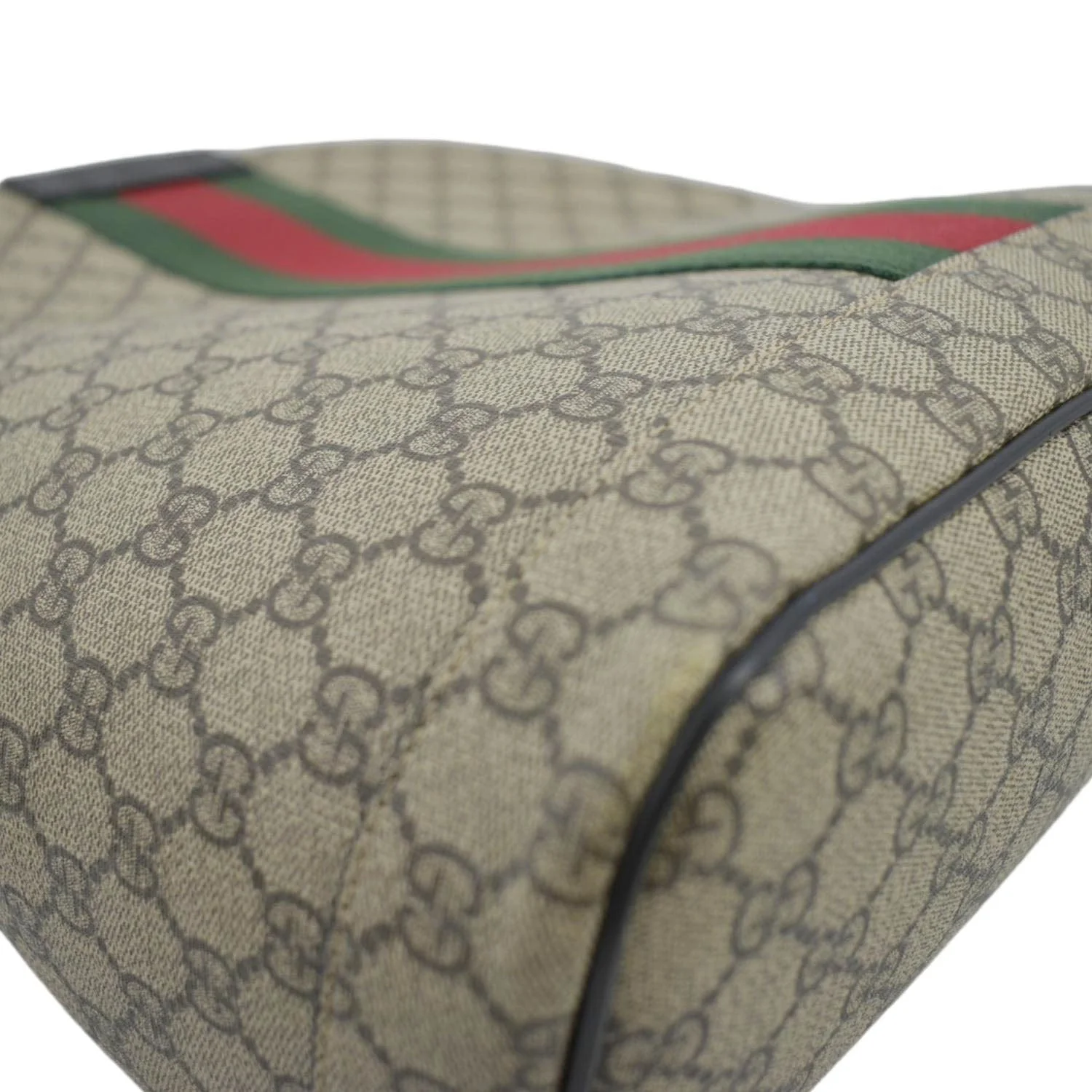 GUCCI Web GG Supreme Canvas Backpack Beige 443805 - Image 7