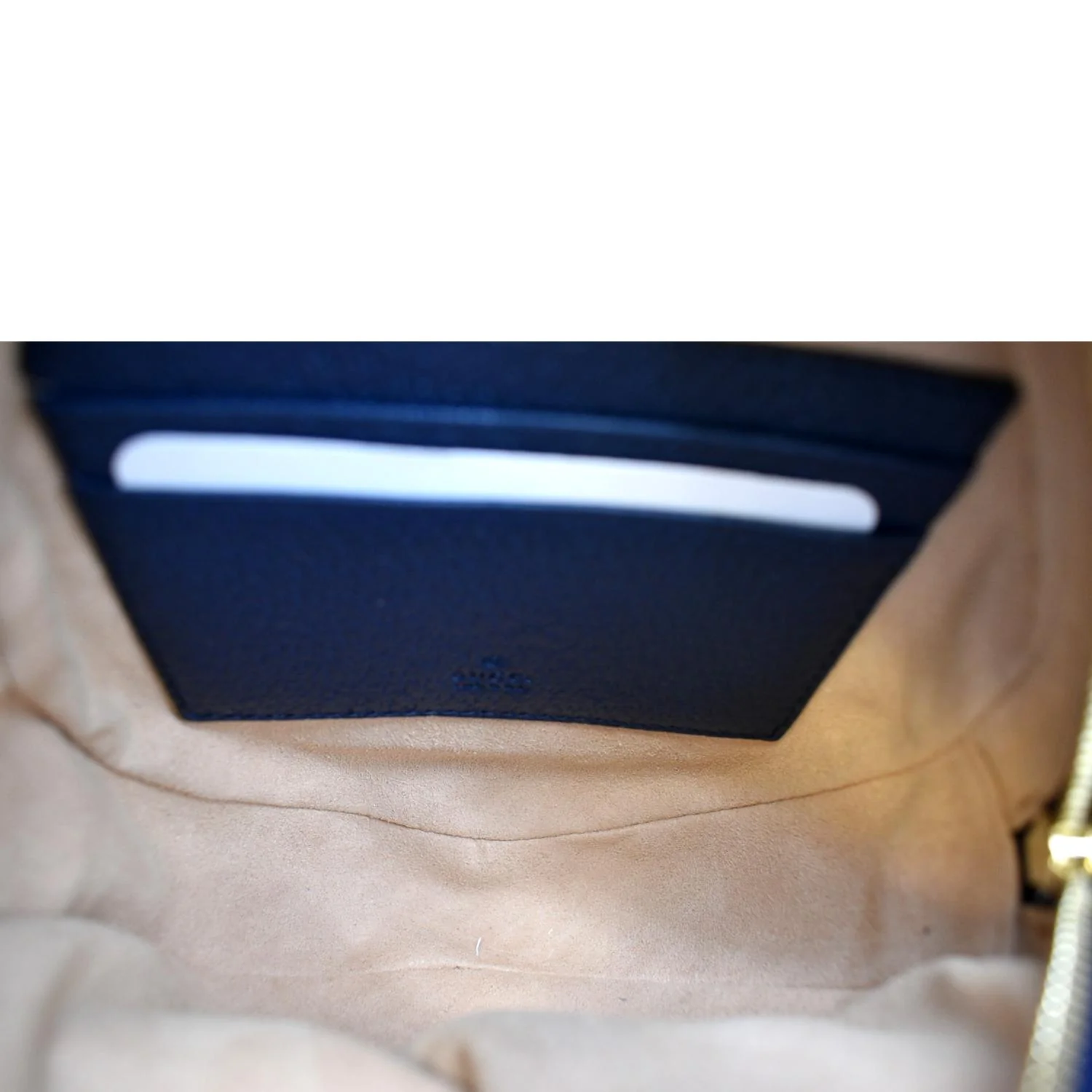 GUCCI Ophidia Mini GG Round Web Monogram Leather Backpack Bag Blue 598661 - Image 10