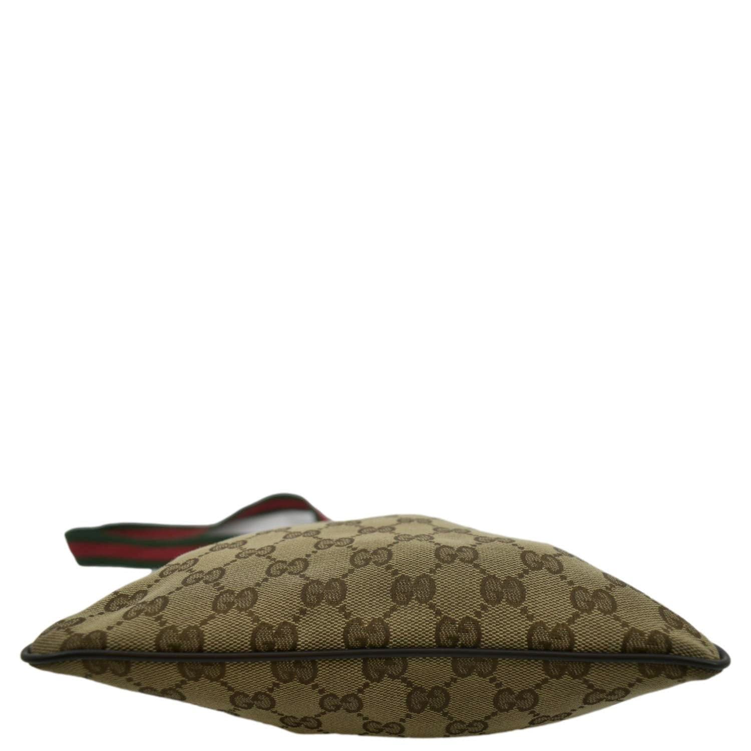 GUCCI GG Monogram Canvas Web Small Messenger Bag Beige 146309 - Image 10