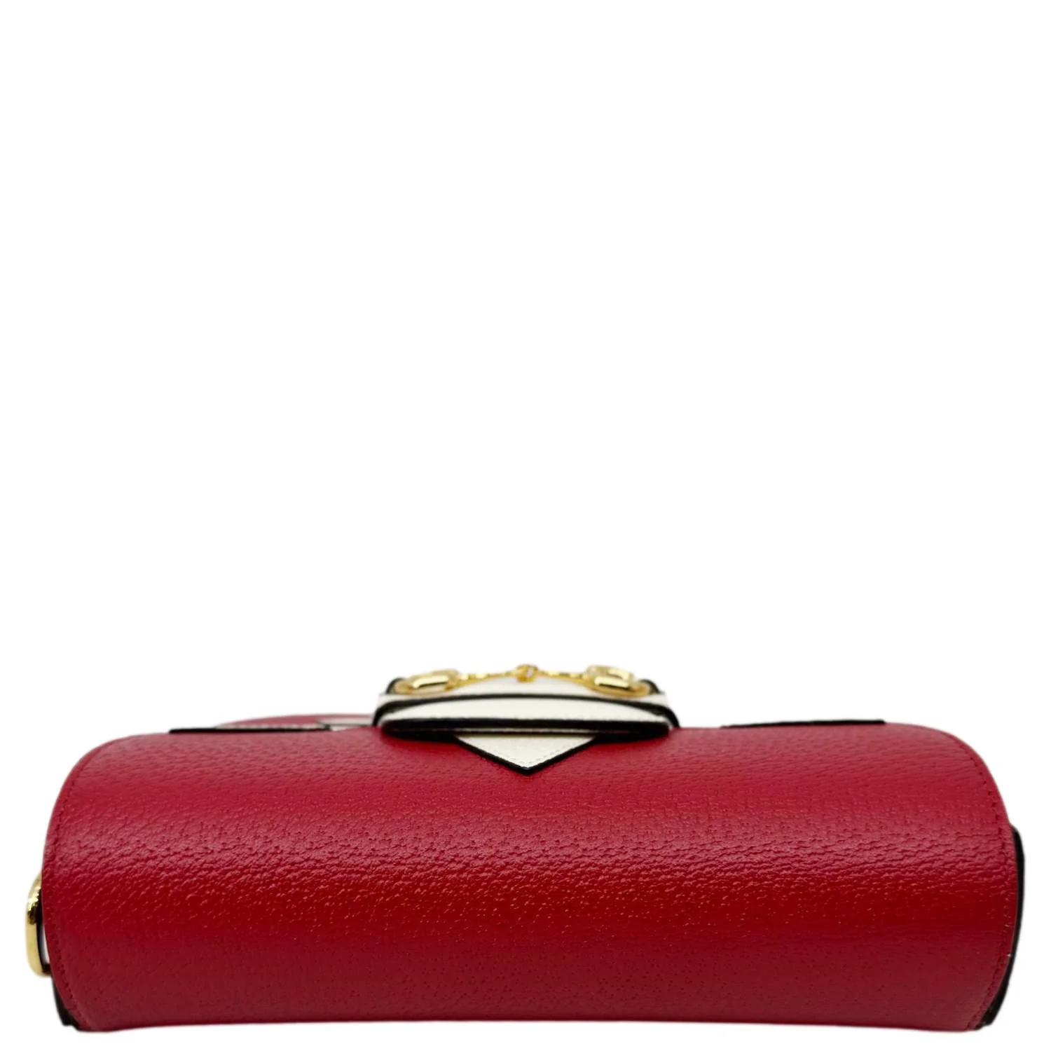 GUCCI X ADIDAS Horsebit 1955 Small Dollar Calfskin Leather Crossbody Bag Red 658374 - Image 7