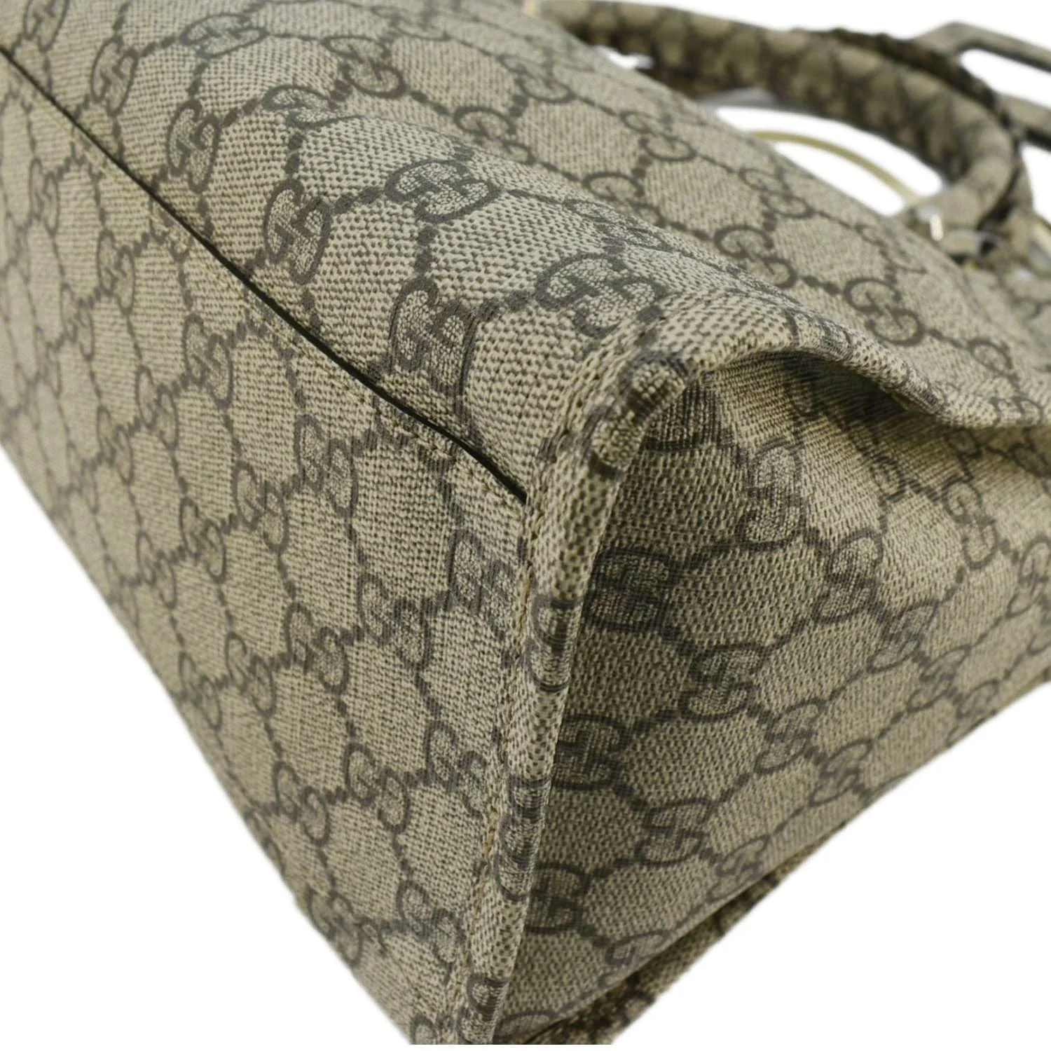 GUCCI X BALENCIAGA The Hacker Project Neo GG Supreme Tote Bag Beige 681695 - Image 6
