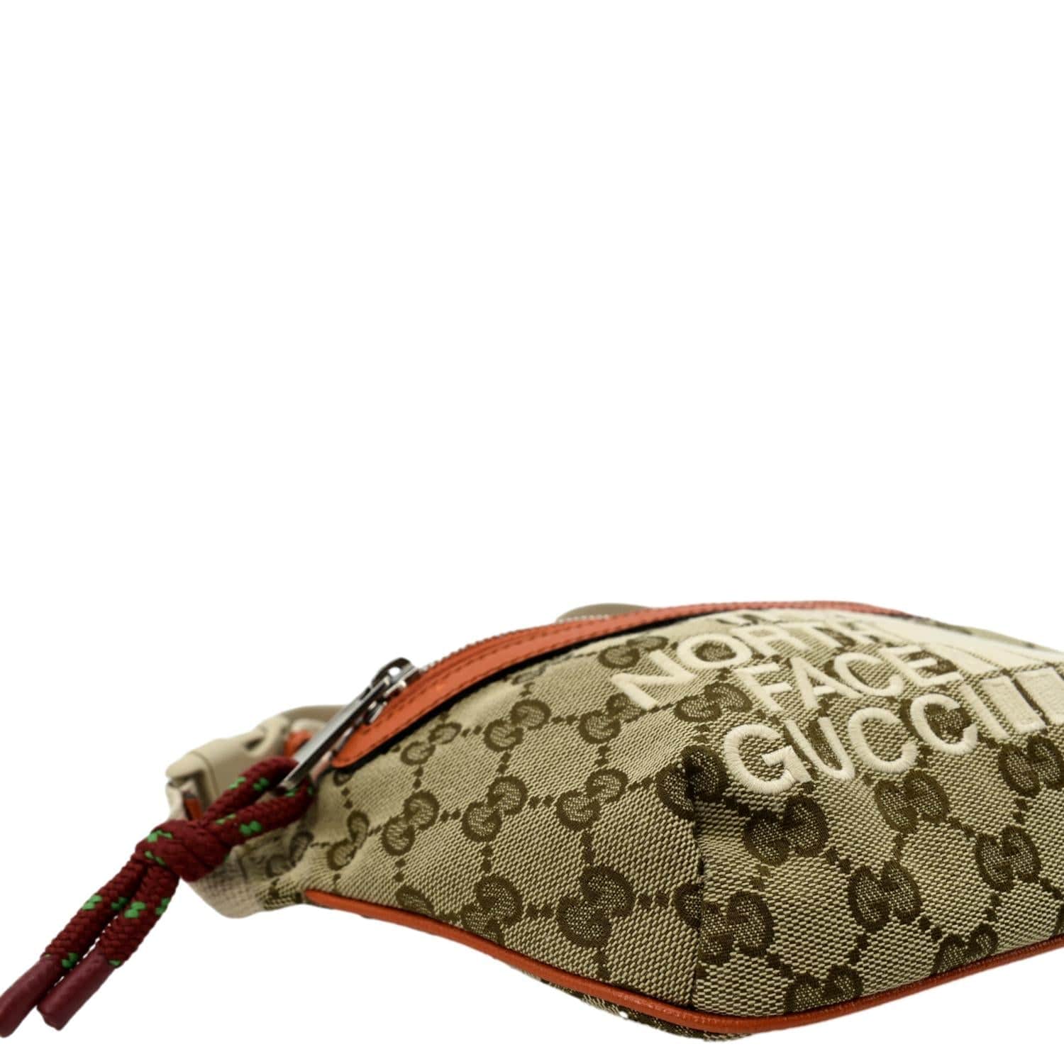 GUCCI X North Face Canvas Waist Belt Bag Beige 650299 - Image 10