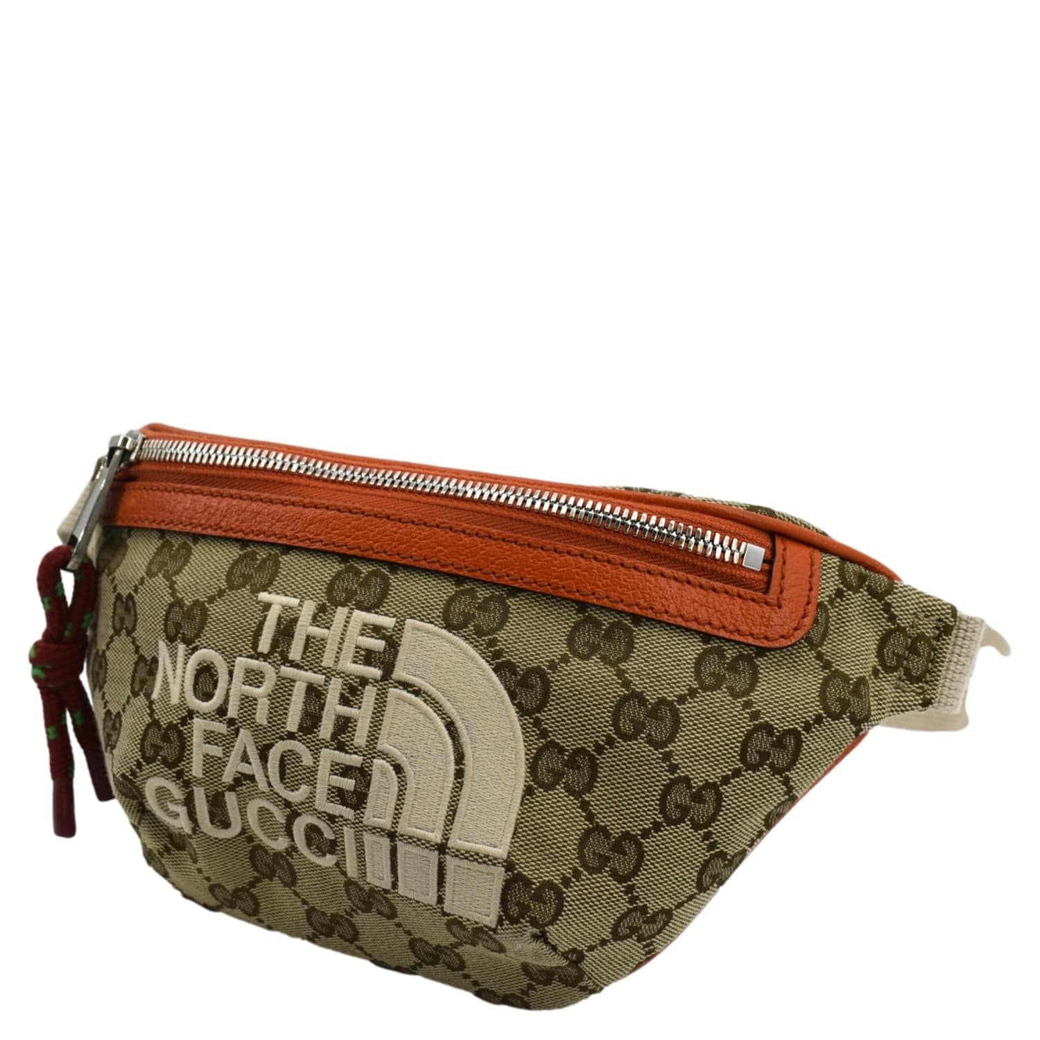 GUCCI X North Face Canvas Waist Belt Bag Beige 650299 - Image 4