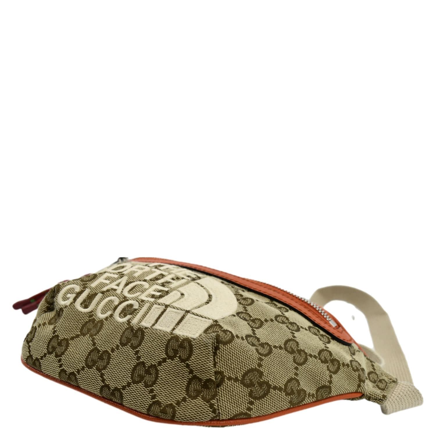 GUCCI X North Face Canvas Waist Belt Bag Beige 650299 - Image 9