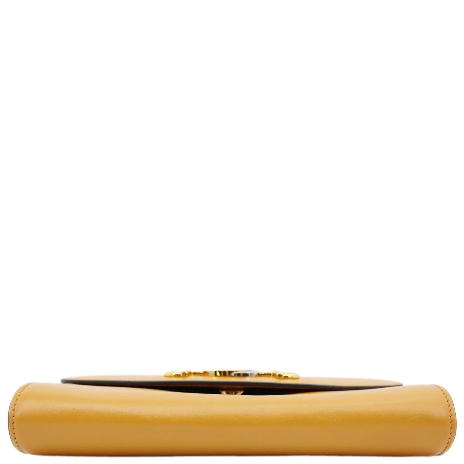 GUCCI Zumi Flap Smooth Leather Shoulder Bag Yellow 572375 - Image 6