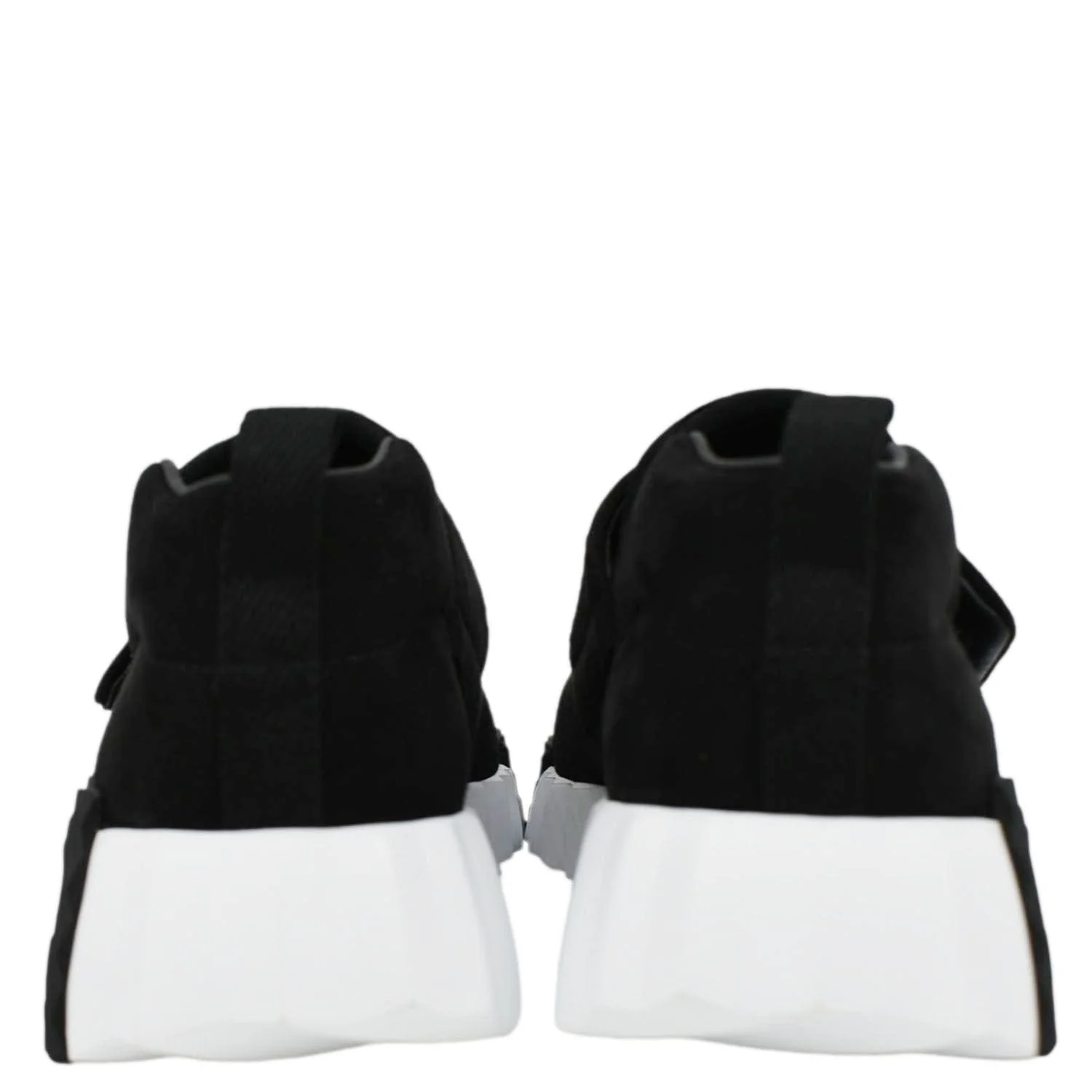 HERMES Low Top Bouncing Suede Sneaker Black Size 34 - Image 4