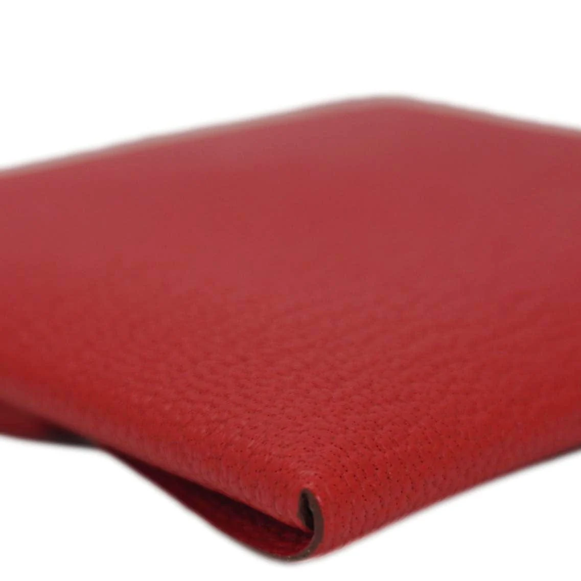 HERMES Calvi Leather Card Holder Red - Image 10