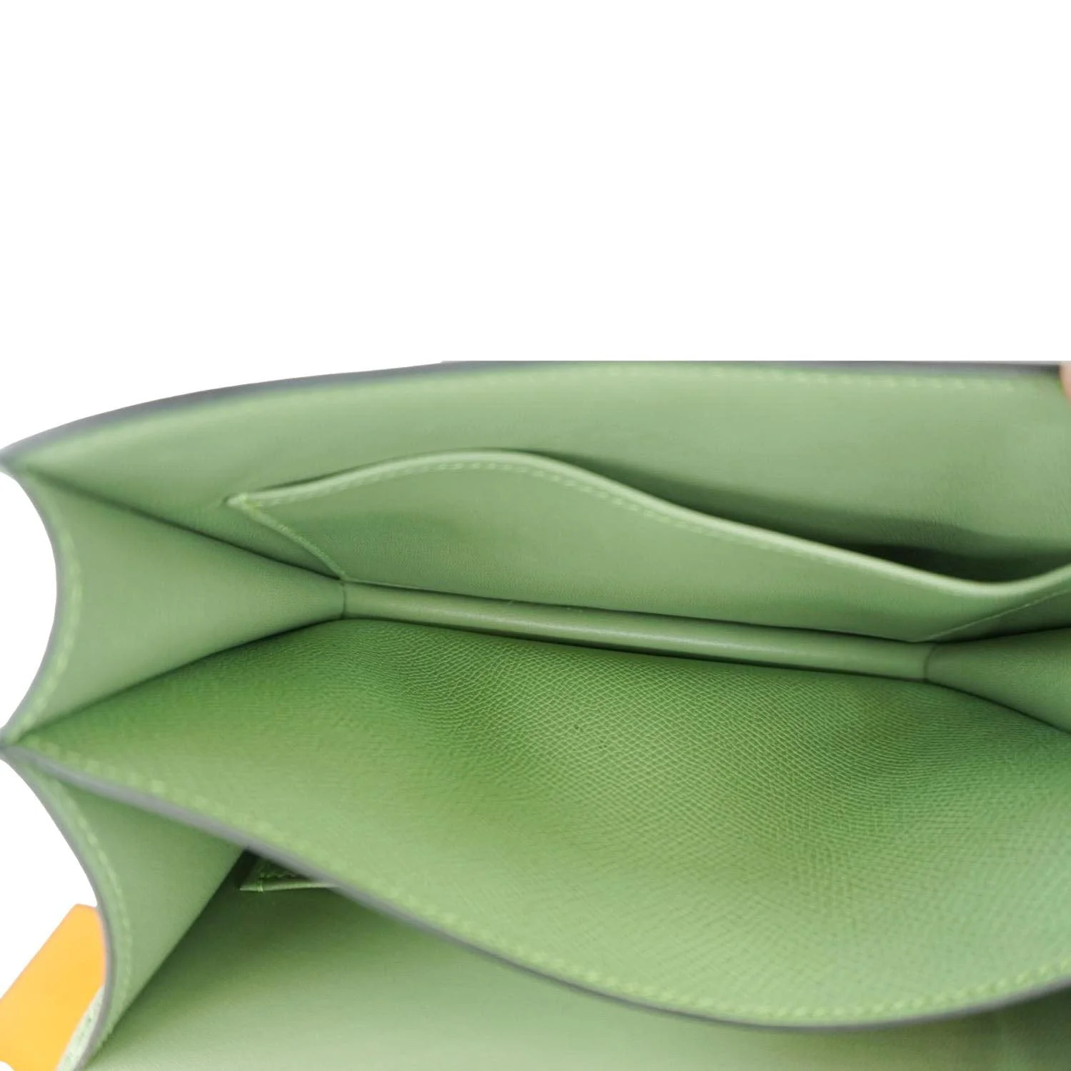 HERMES Constance 18 Epsom Leather Crossbody Bag Green - Image 13