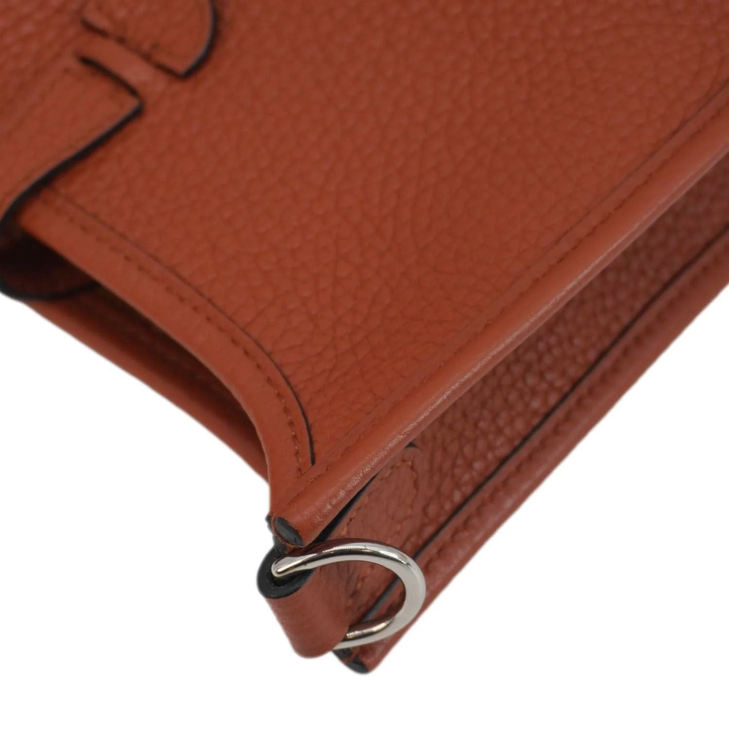 HERMES Evelyne Taurillon Leather Crossbody Bag Cuivre - Image 7