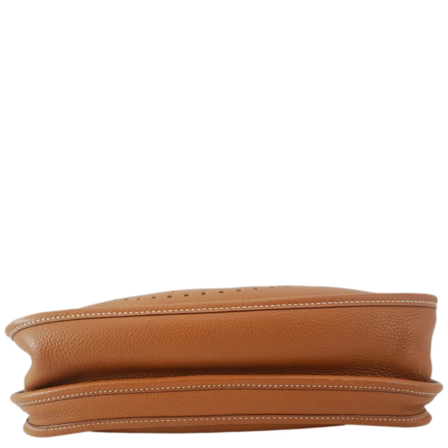 HERMES Evelyne PM Clemence Leather Crossbody Bag Brown - Image 12