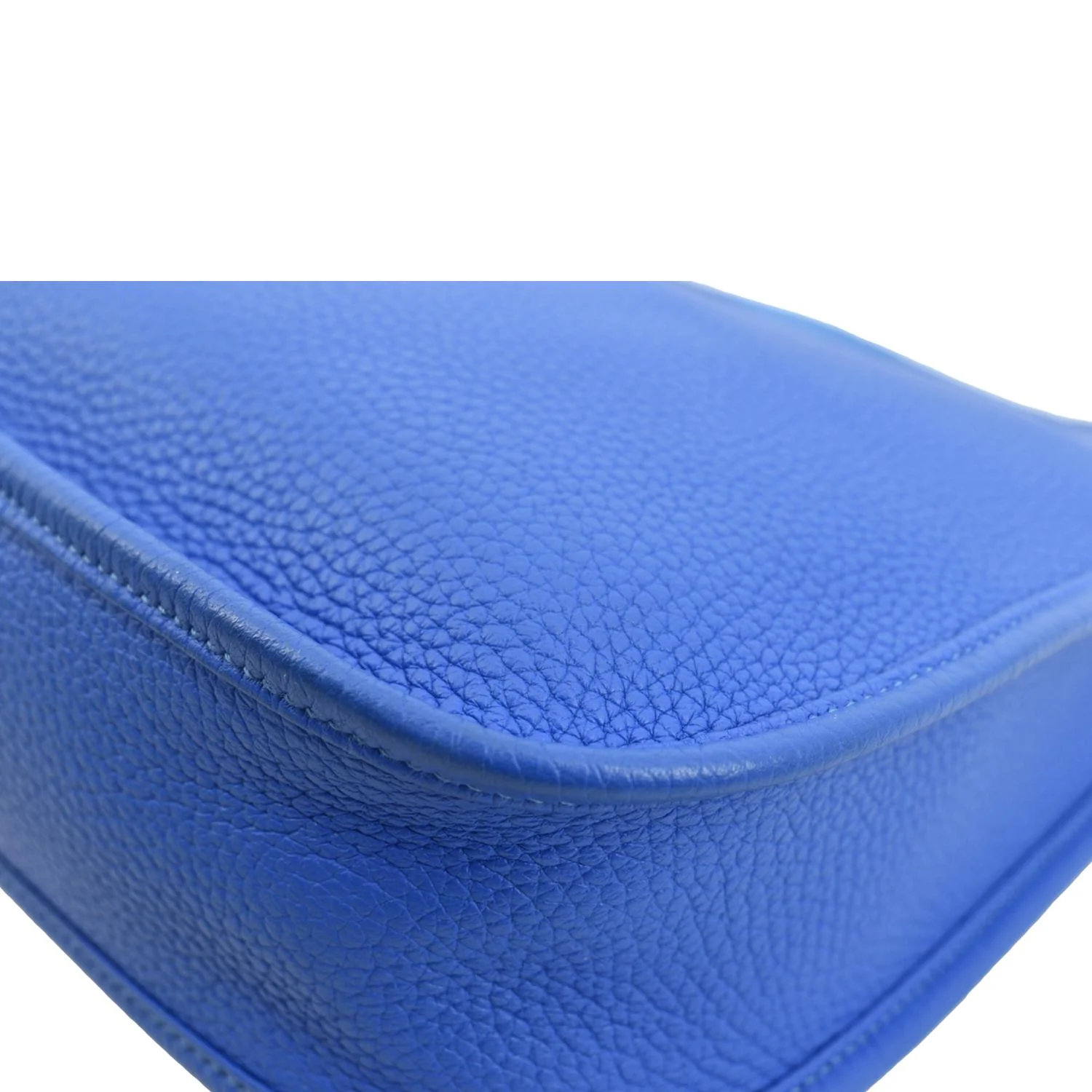 HERMES Evelyne III 29 Taurillon Leather Crossbody Bag Blue - Image 8