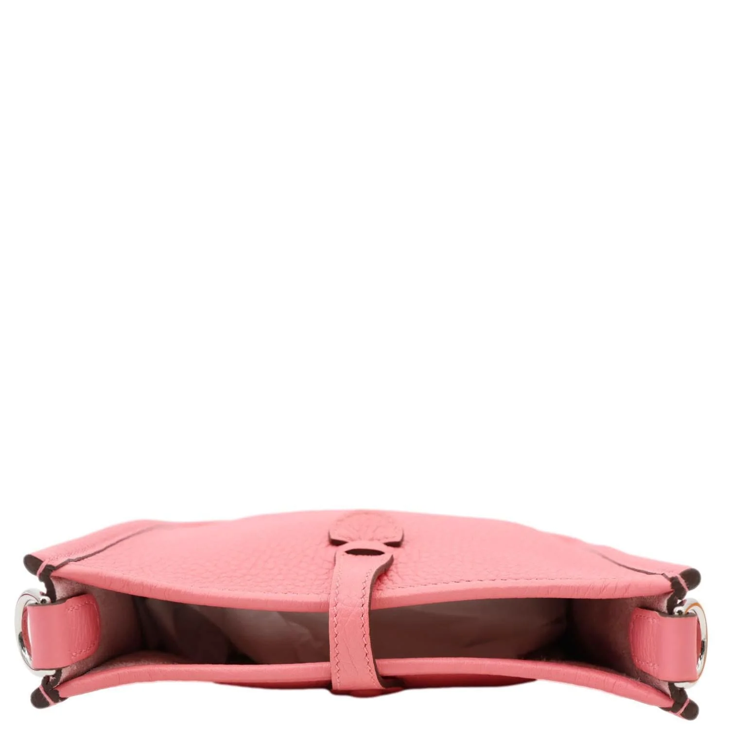 HERMES Evelyne TPM 16 Amazone Clemence Leather Crossbody Bag Pink - Image 6