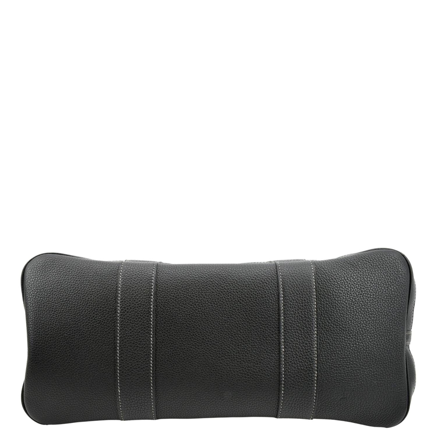 HERMES Garden Party Canvas Tote Bag Black - Image 12