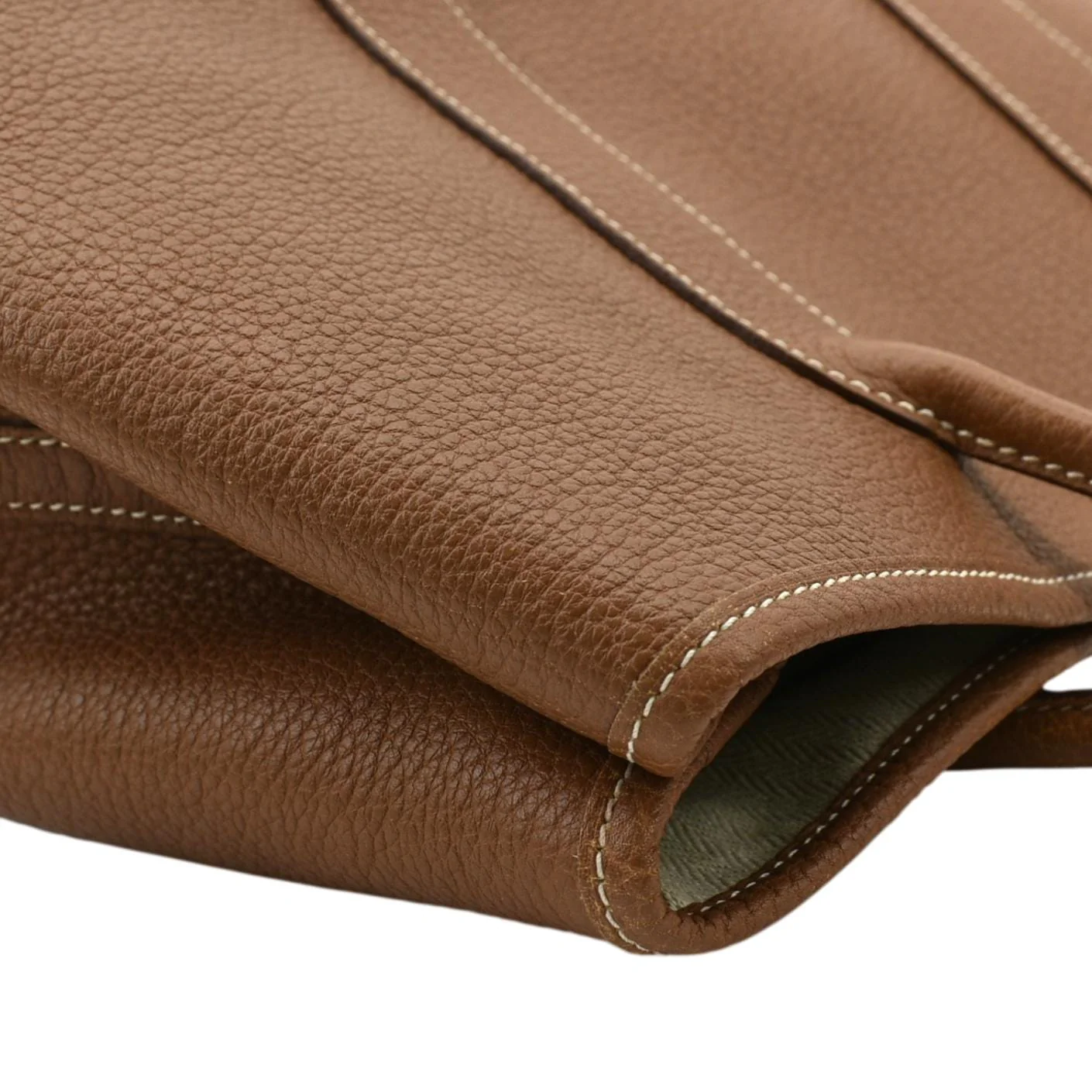 HERMES Garden Party 30 TPM Leather Tote Bag Tan - Image 6