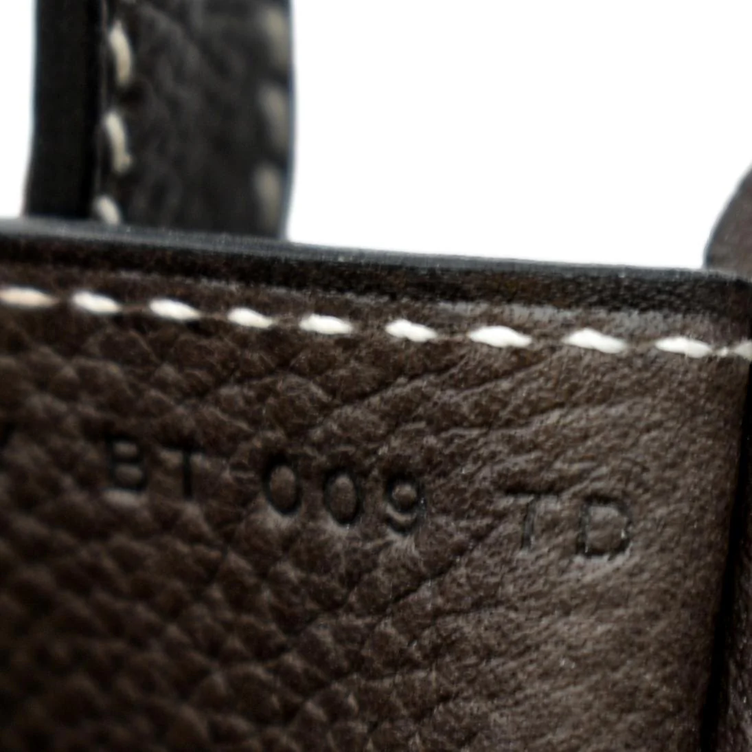 HERMES Halzan 31 Clemence Leather Crossbody Bag Etoupe - Image 13