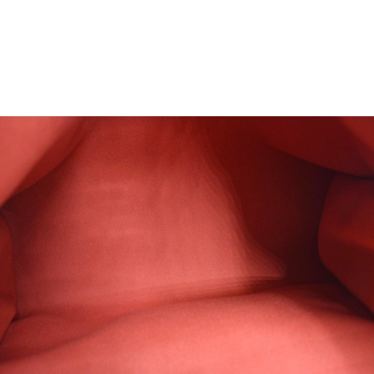 HERMES Herbag Canvas Tote Shoulder Bag Red - Image 12