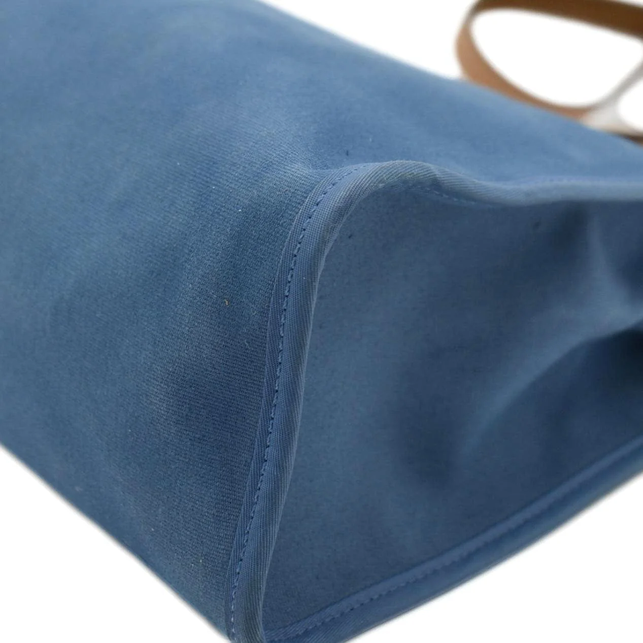 HERMES Herbag Zip Retourne 31 Canvas Tote Shoulder Bag Blue - Image 7
