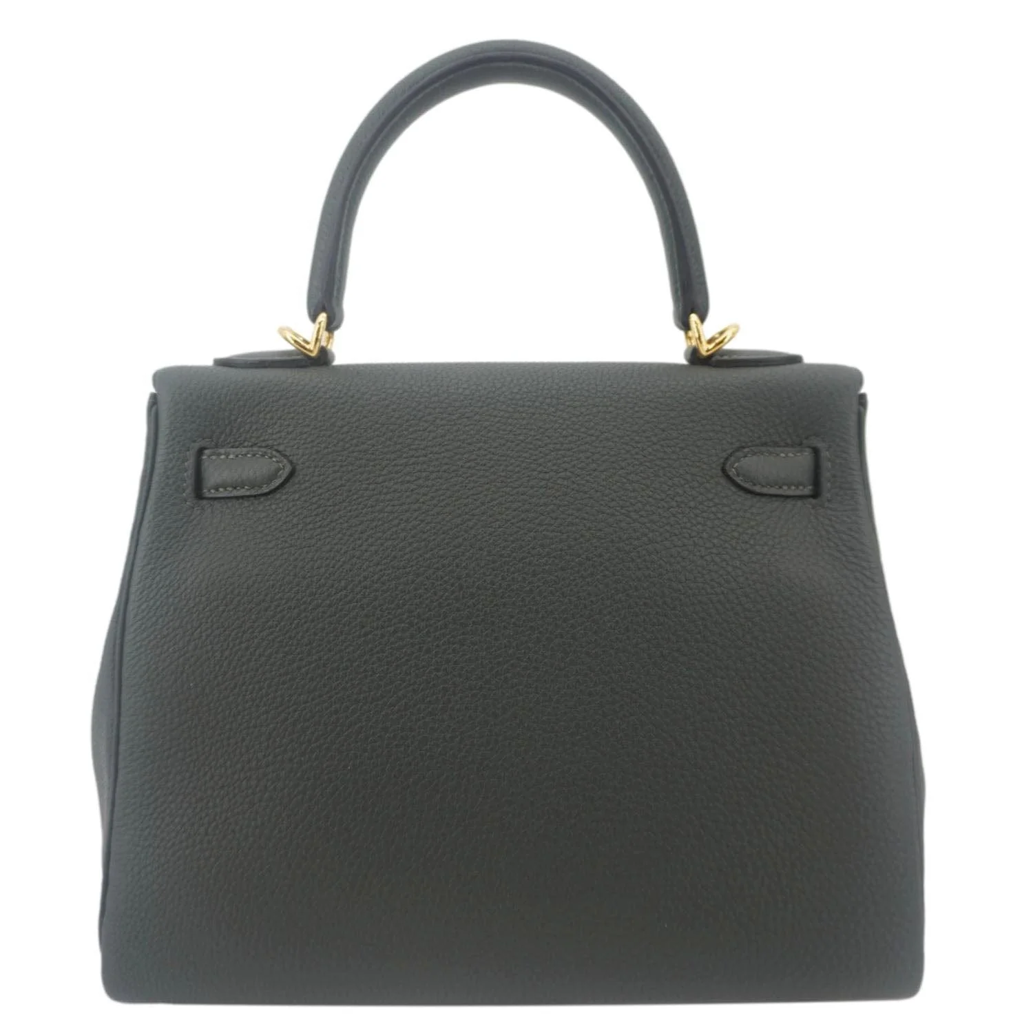 Hermes Kelly 25 Togo Leather Shoulder Bag Vert Fonce - Image 5