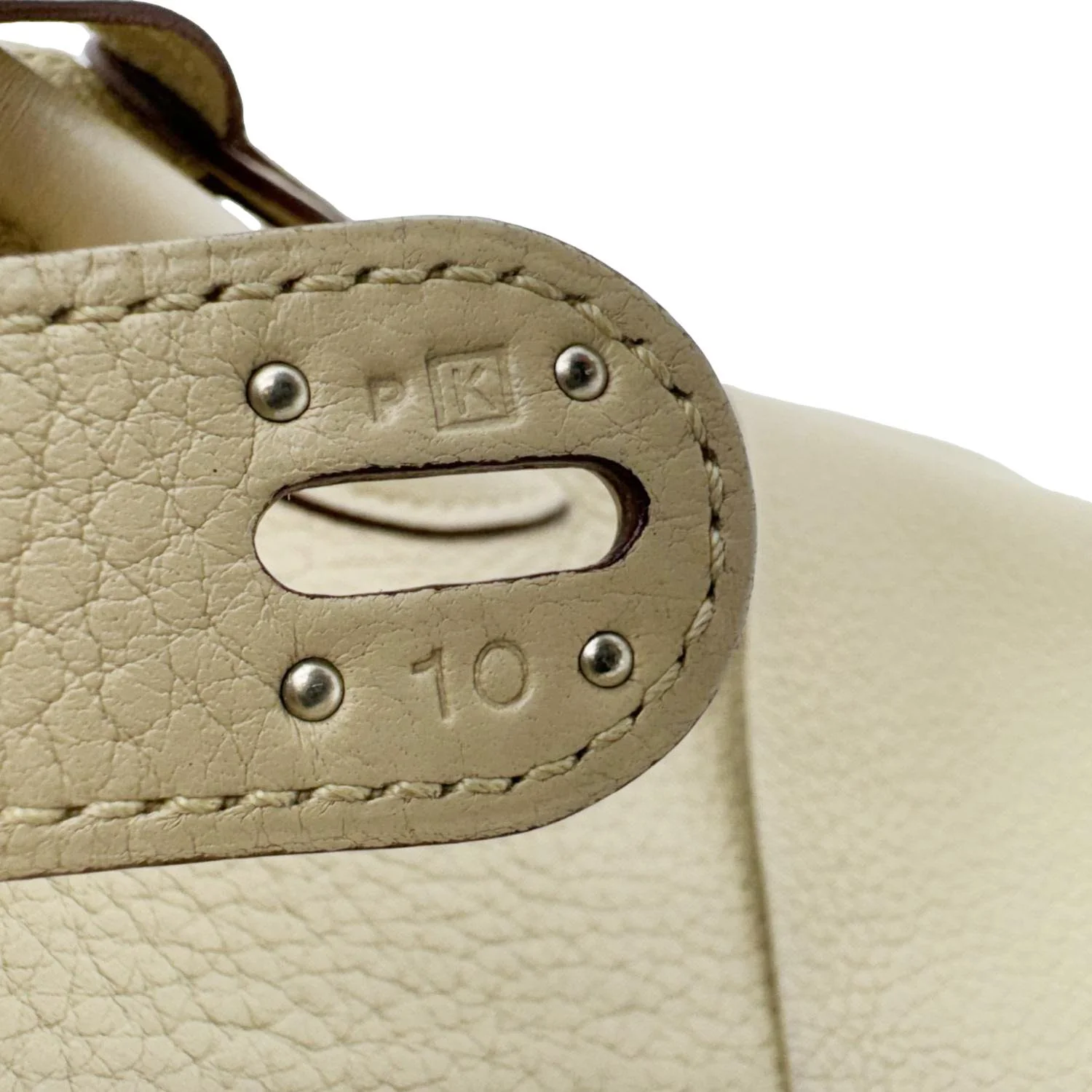 HERMES Lindy 34 Taurillon Clemence Leather Shoulder Bag Beige - Image 14
