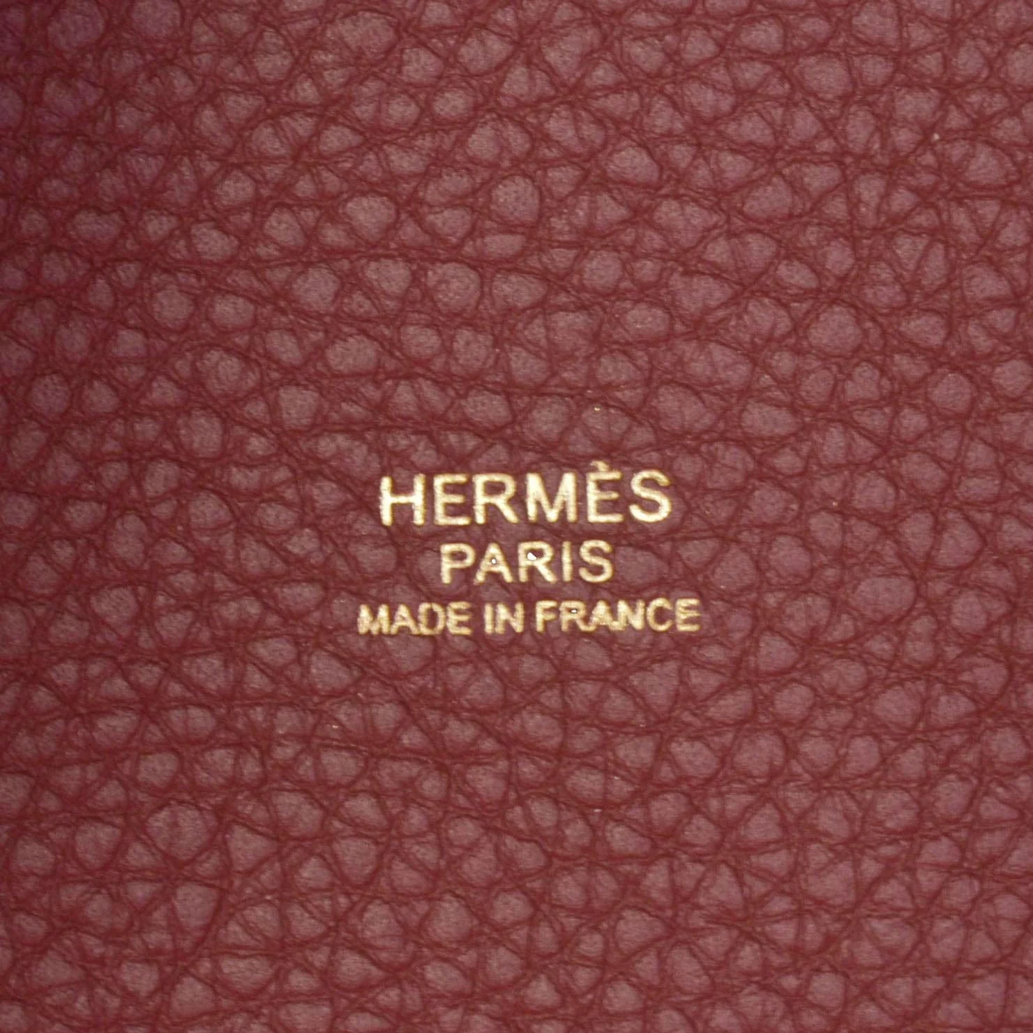 HERMES Picotin Lock 18 Taurillon Clemence Leather Hobo Bag Burgundy - Image 12