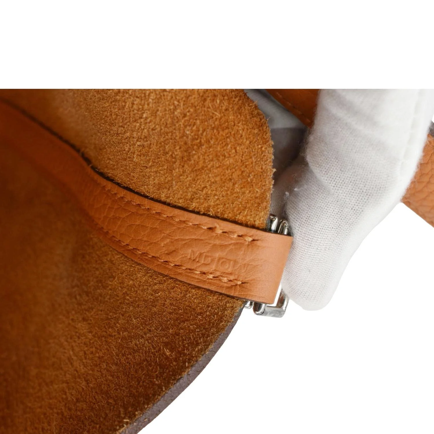 HERMES Picotin Lock 18 Taurillon Clemence Leather Hobo Bag Orange - Image 13