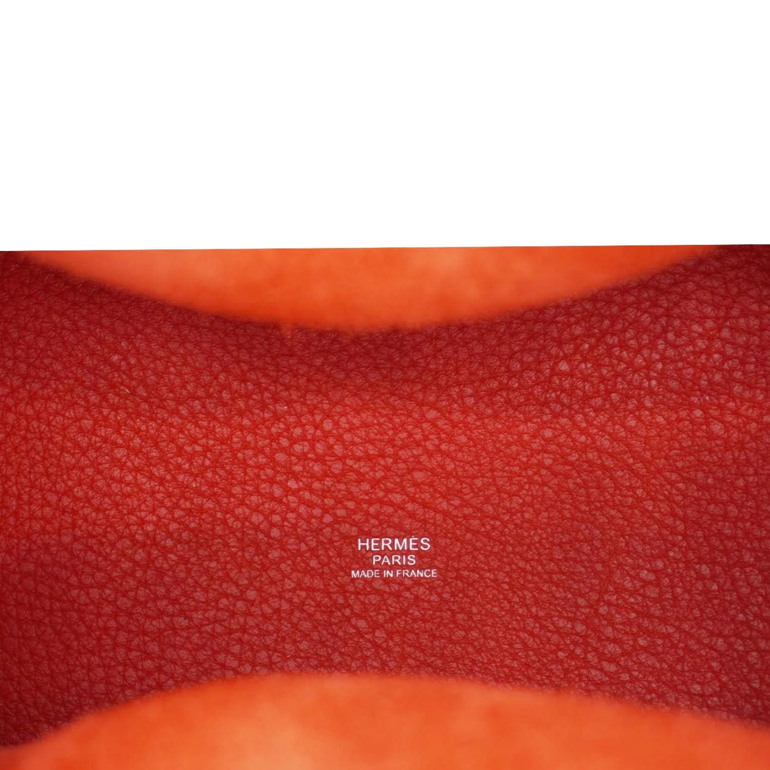HERMES Picotin Lock 22 MM Taurillon Clemence Leather Hobo Bag Red - Image 14