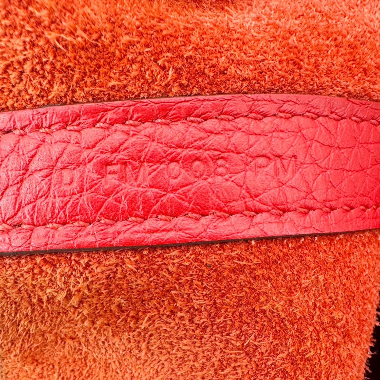 HERMES Picotin Lock 18 Taurillon Clemence Leather Hobo Bag Red - Image 17