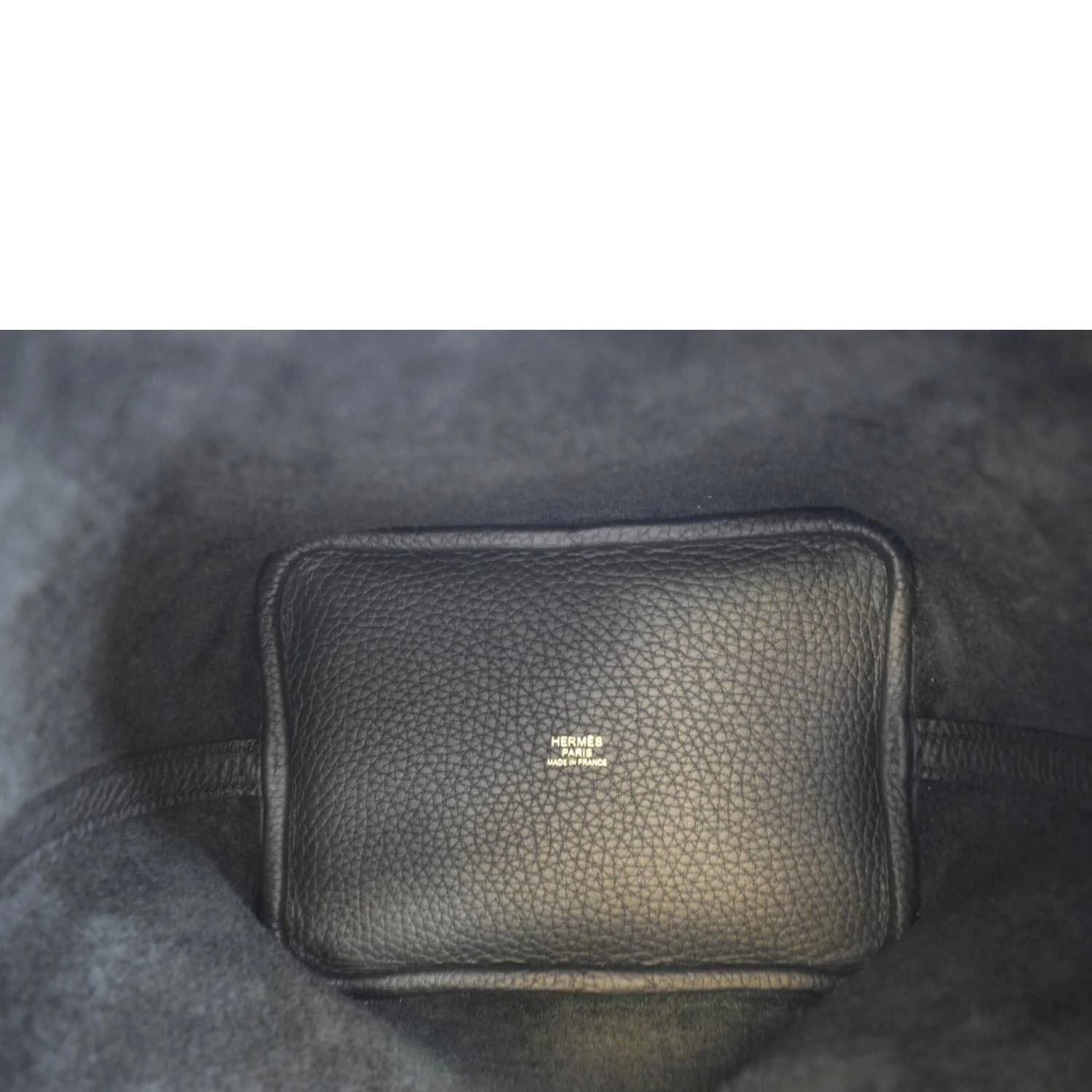 HERMES Picotin Lock 18 Taurillon Clemence Leather Hobo Bag Black - Image 11