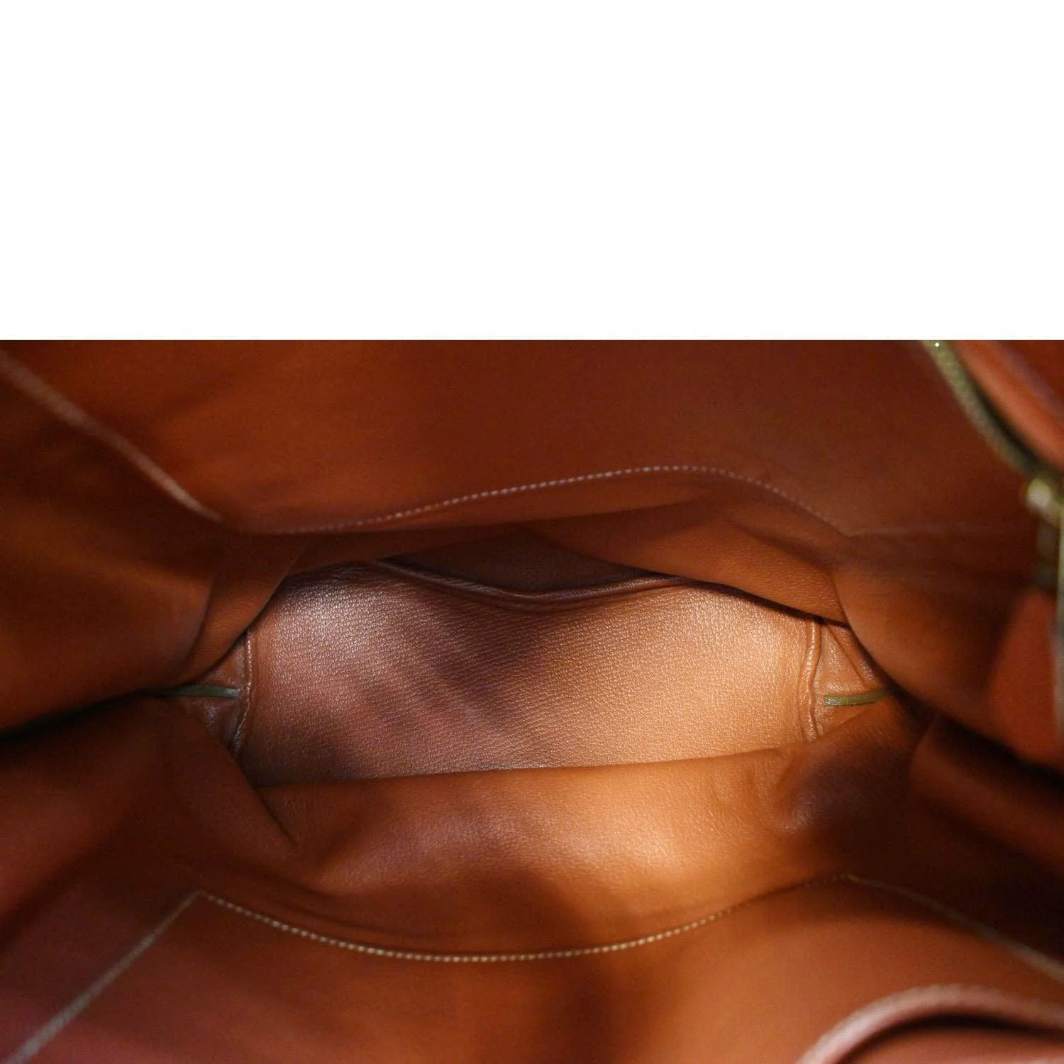 HERMES Togo So Kelly Leather Shoulder Bag Orange - Image 11