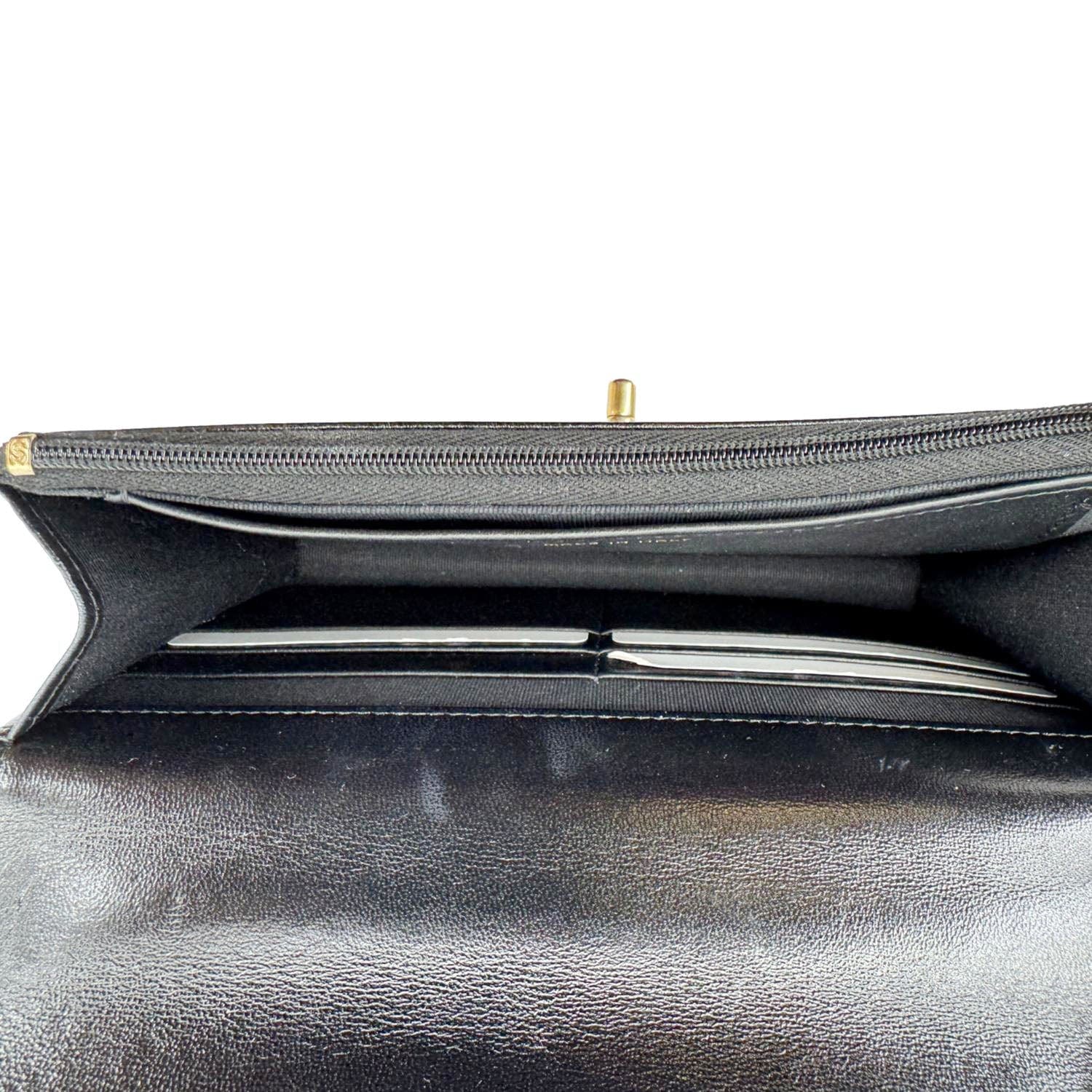 CHANEL Pillow Crush Quilted Lambskin Leather WOC Crossbody Bag Black - Image 15