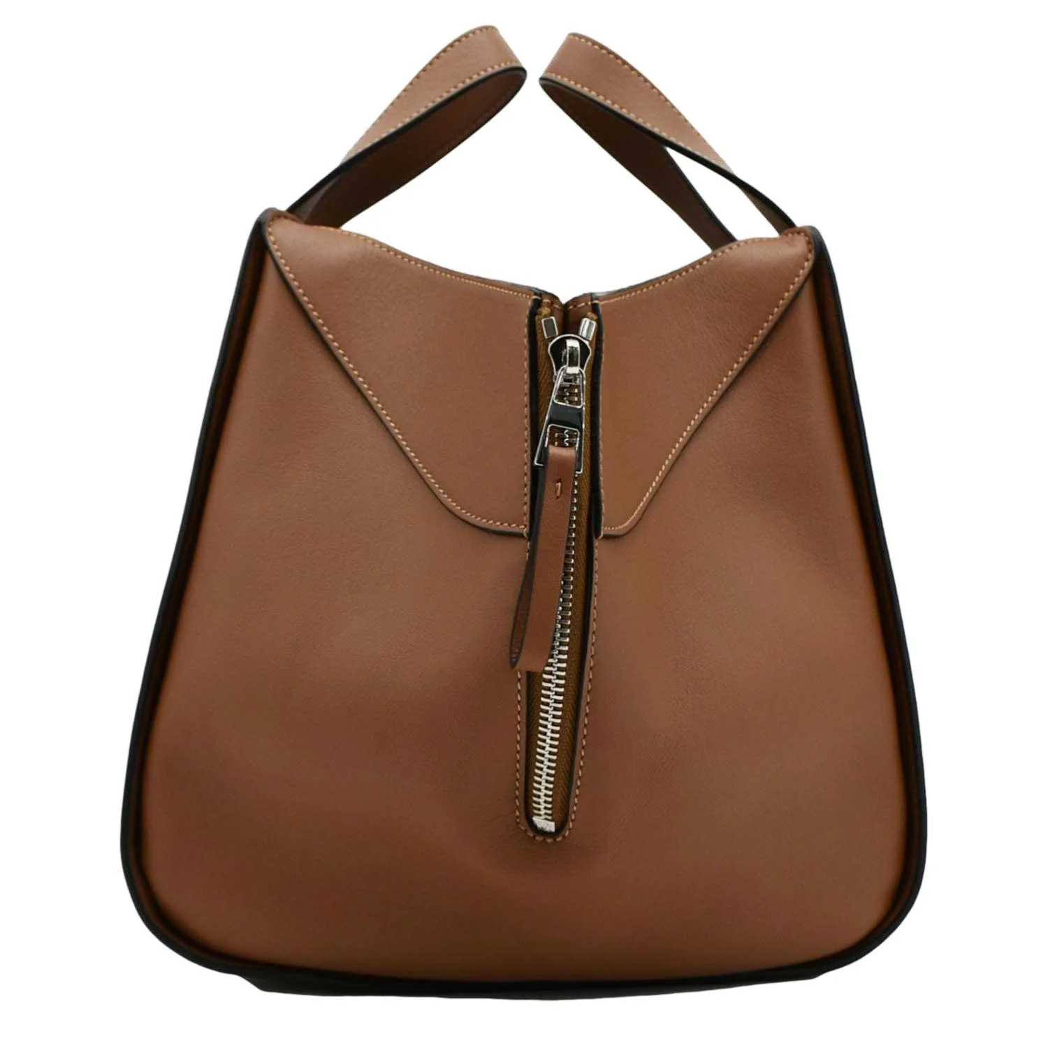 LOEWE Hammock Small Calfskin Leather Shoulder Bag Brown - Image 4