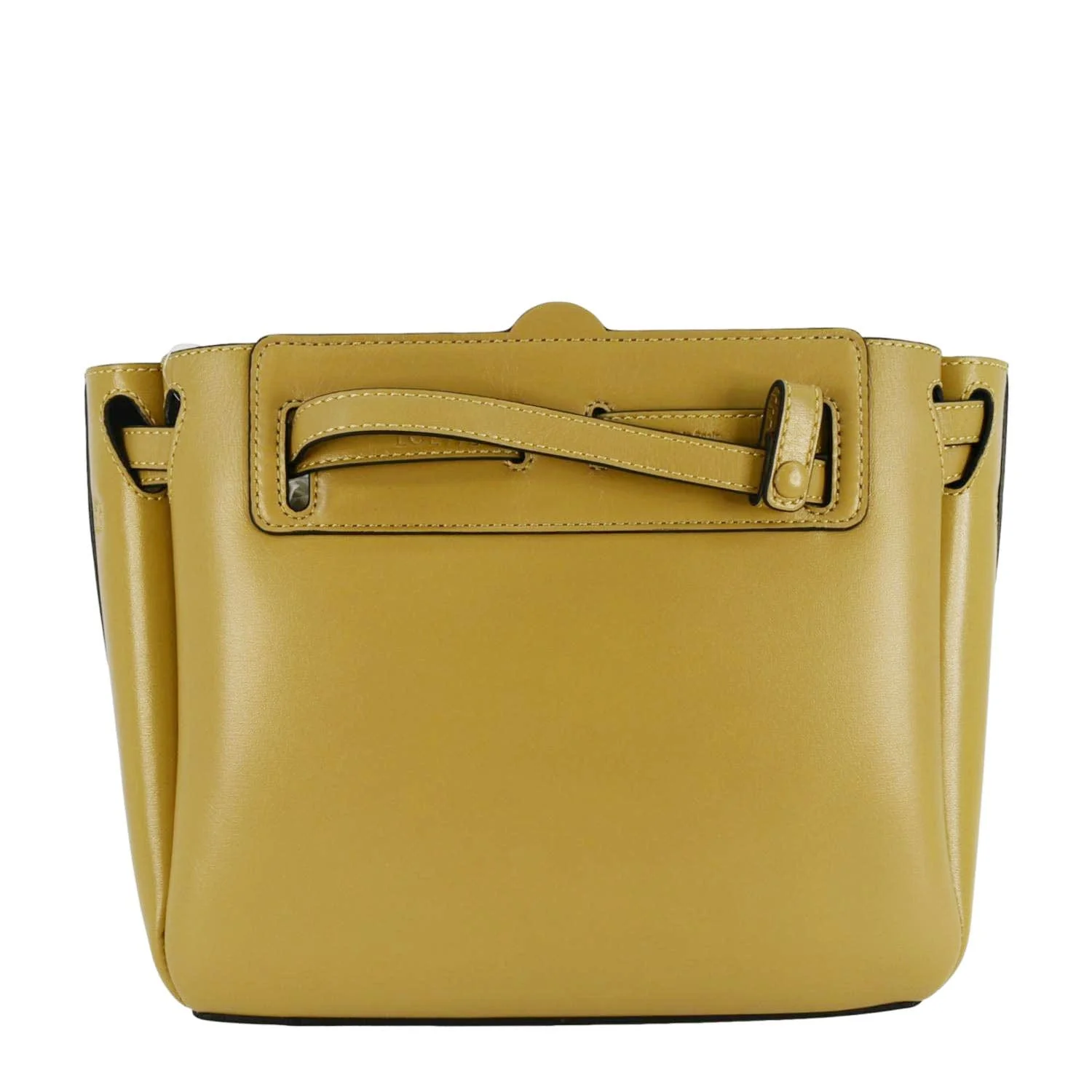 LOEWE Lazo Mini Leather Shoulder Bag Brown - Image 4