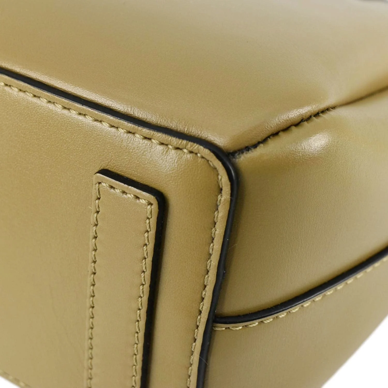 LOEWE Lazo Mini Leather Shoulder Bag Brown - Image 9