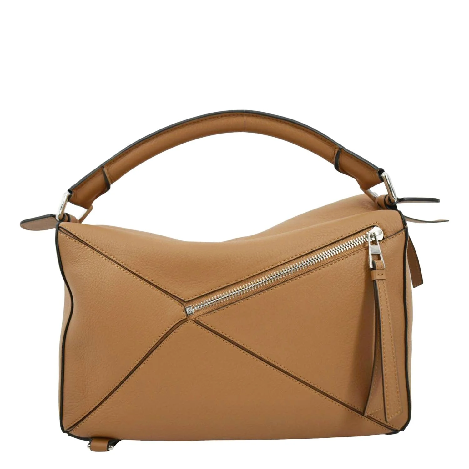 LOEWE Puzzle Leather Shoulder Bag Tan - Image 4