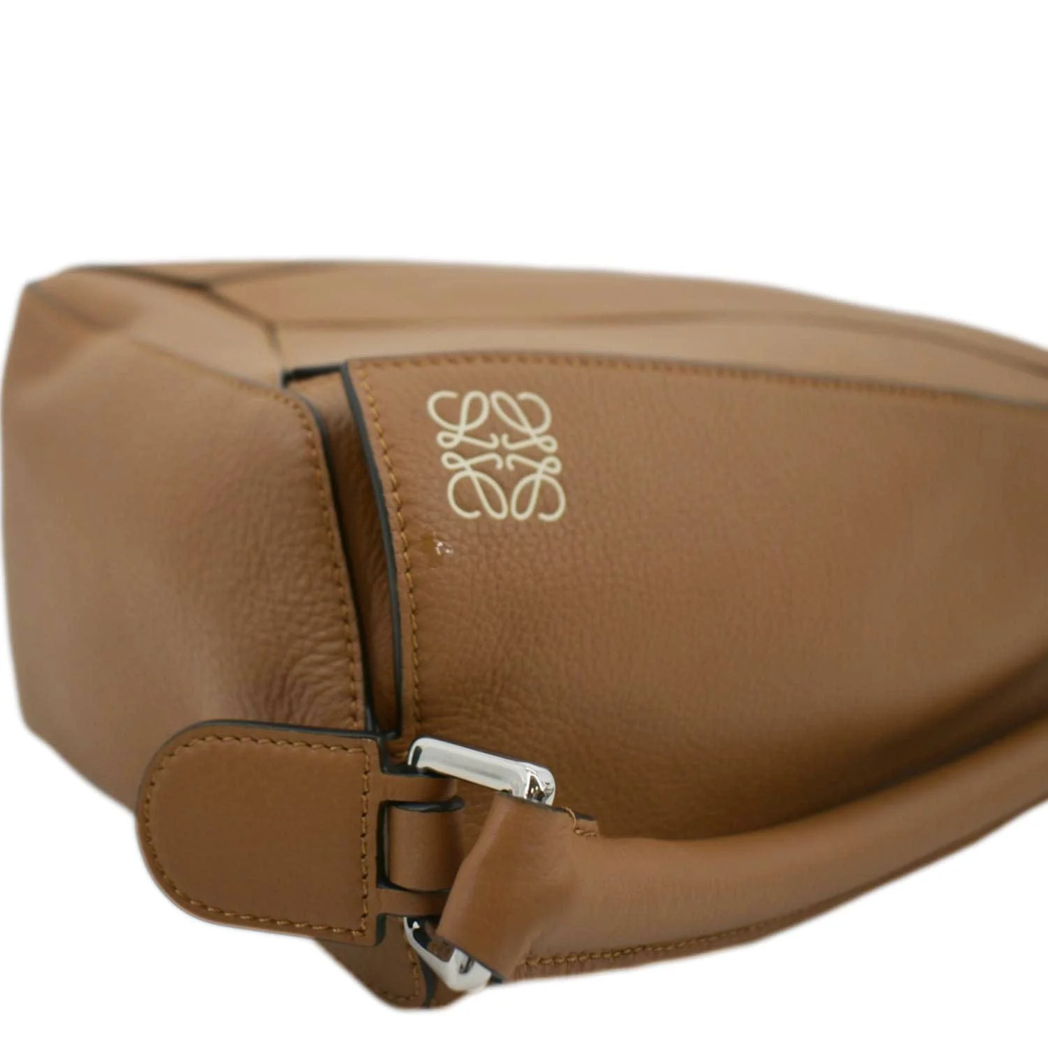 LOEWE Puzzle Leather Shoulder Bag Tan - Image 6