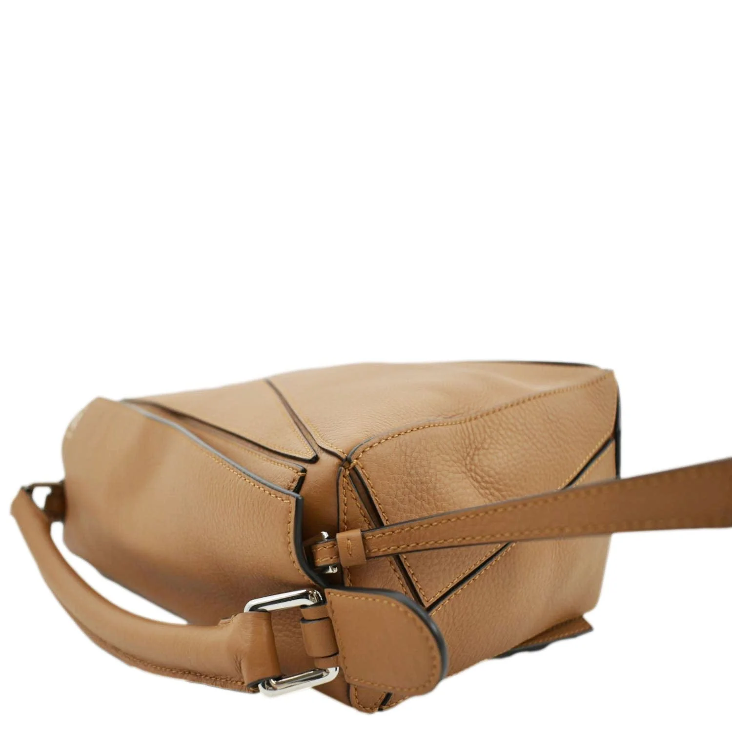 LOEWE Puzzle Leather Shoulder Bag Tan - Image 7