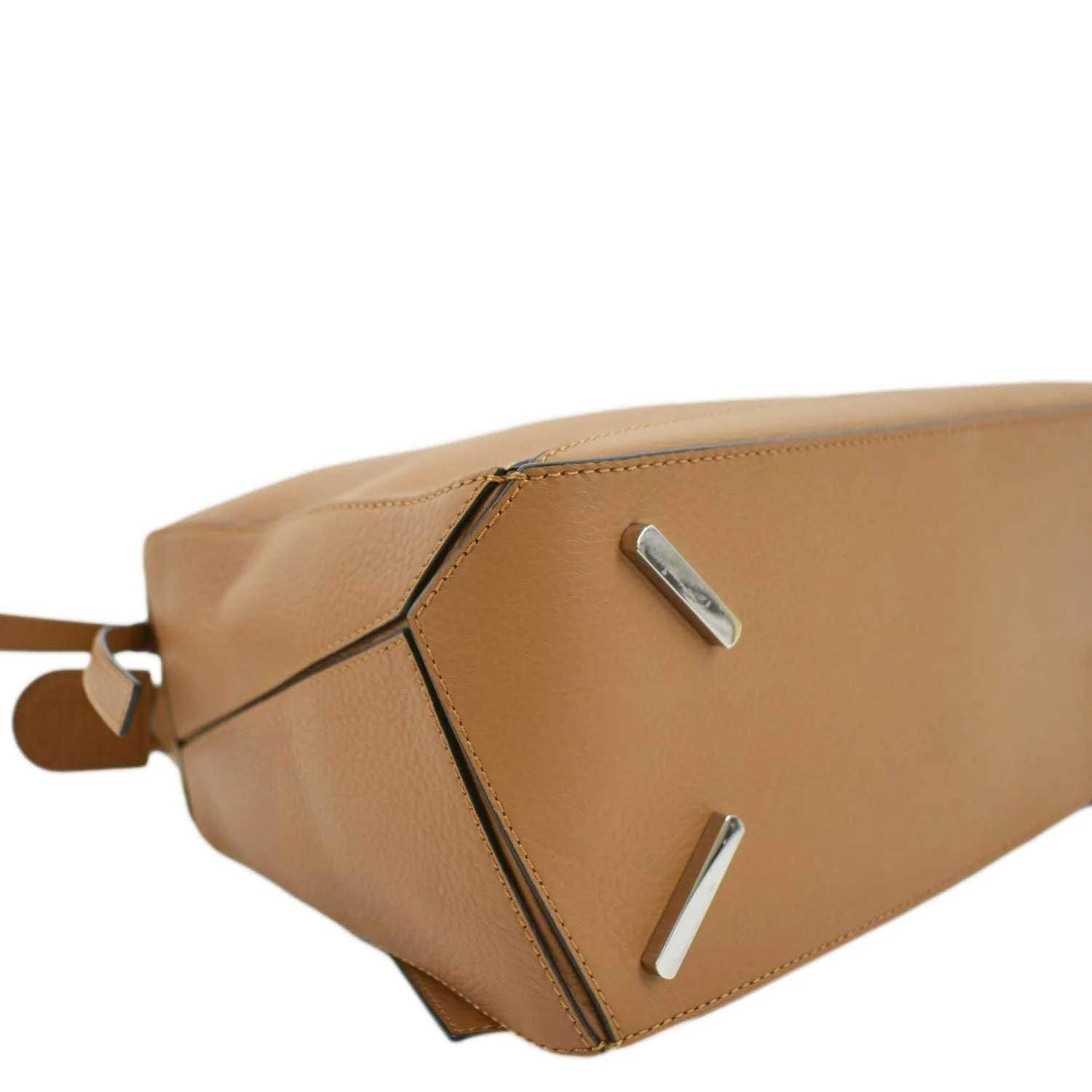 LOEWE Puzzle Leather Shoulder Bag Tan - Image 8