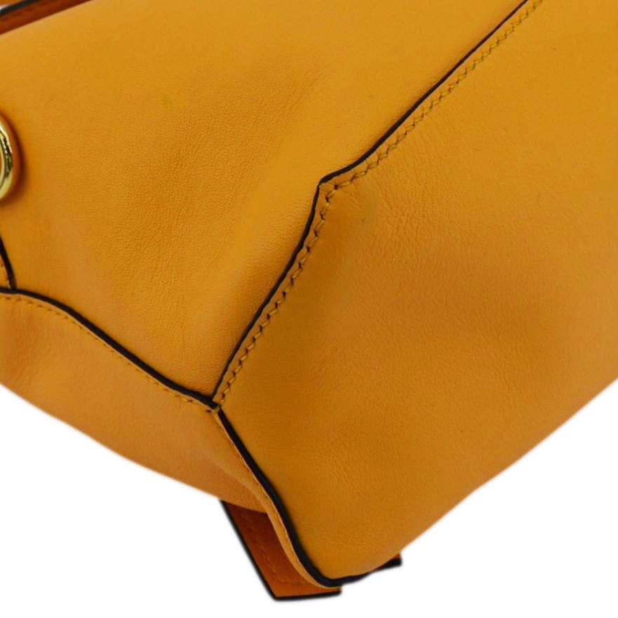 LOEWE Puzzle Leather Shoulder Bag Yellow - Image 8