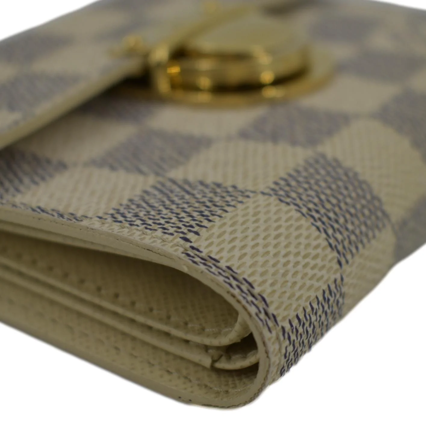 LOUIS VUITTON Koala Damier Azur Wallet White - Image 7