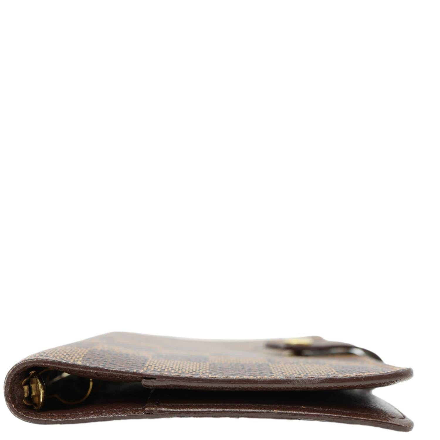 LOUIS VUITTON Agenda Damier Ebene Planner Cover Brown - Image 9