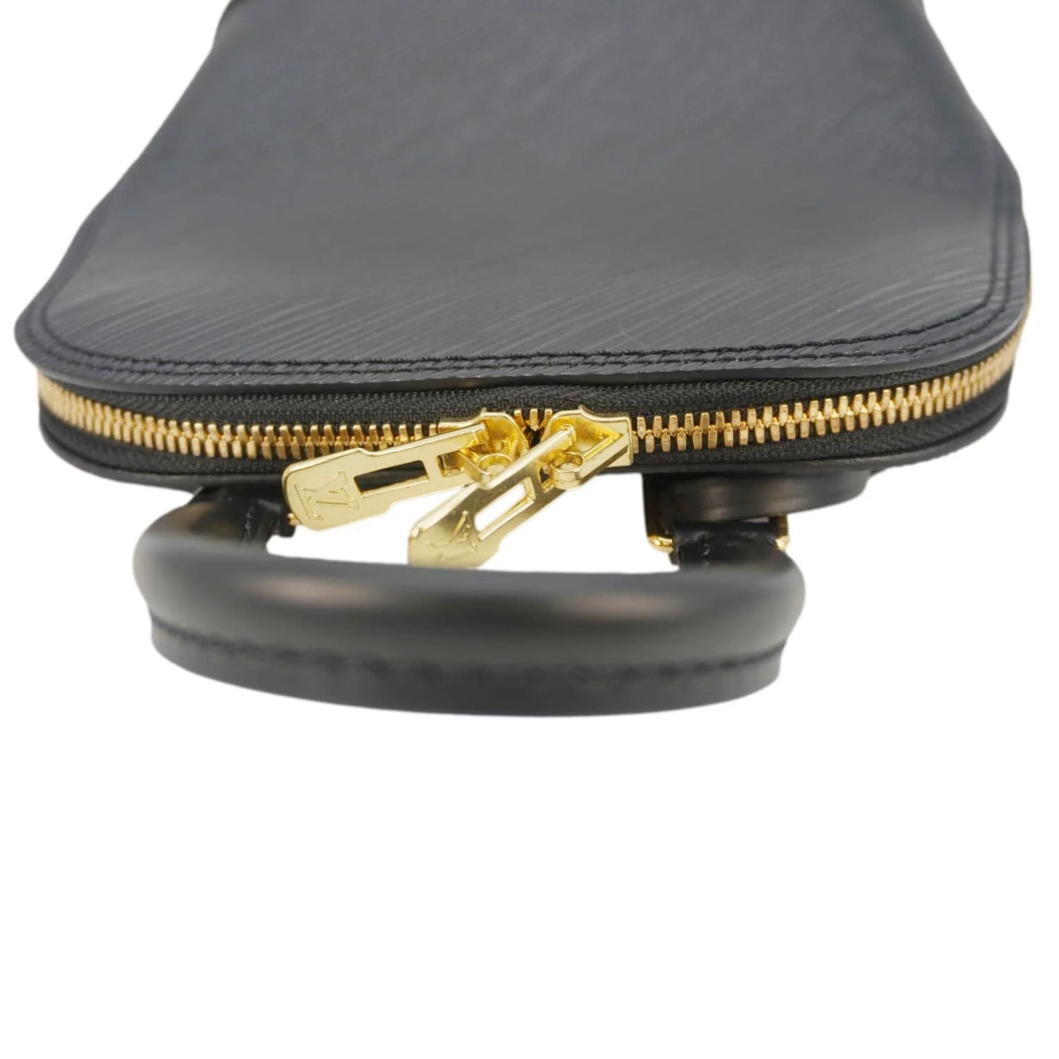 LOUIS VUITTON Alma Epi Leather Backpack Black - Image 6