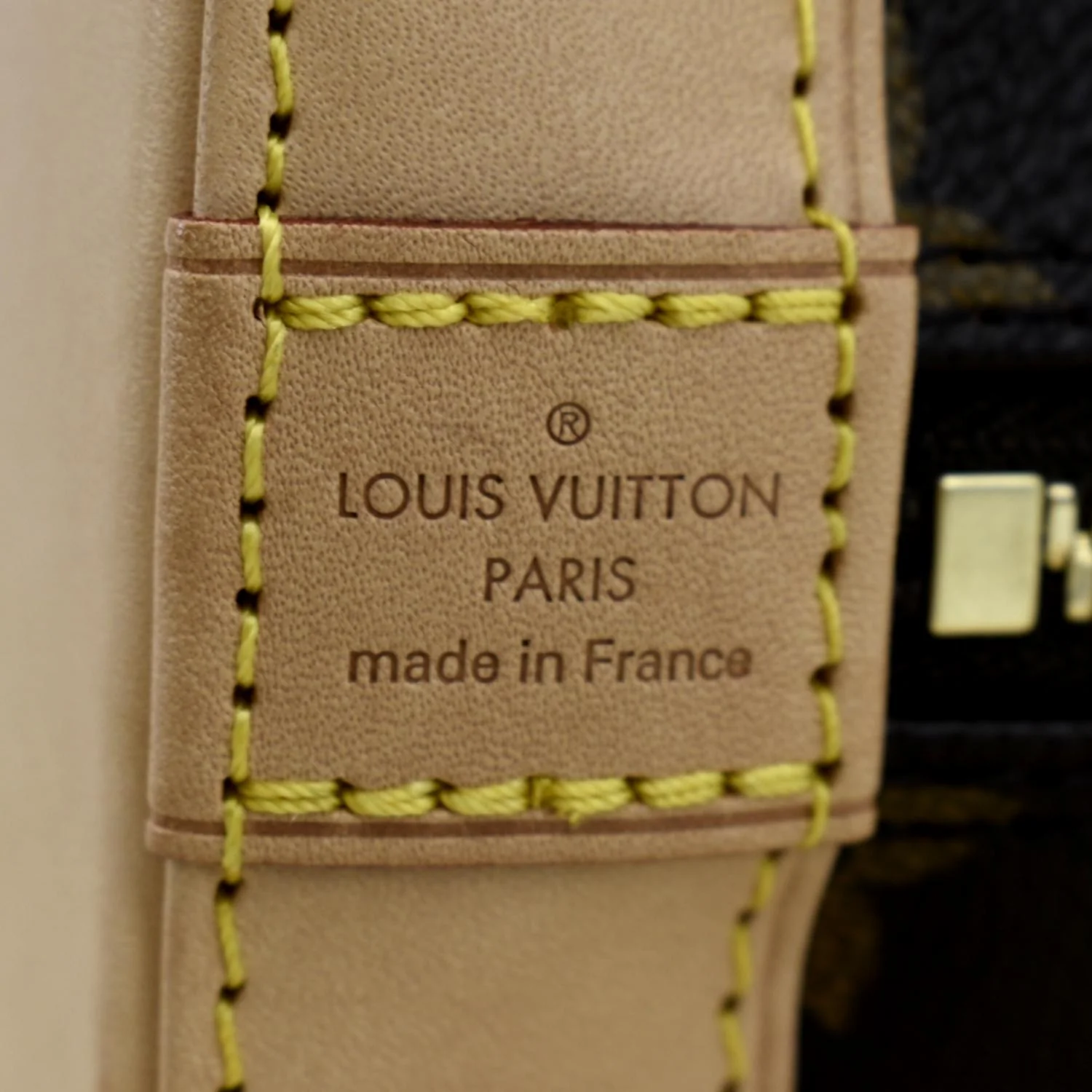 LOUIS VUITTON Alma BB Monogram Canvas Satchel Crossbody Bag Brown - Image 11