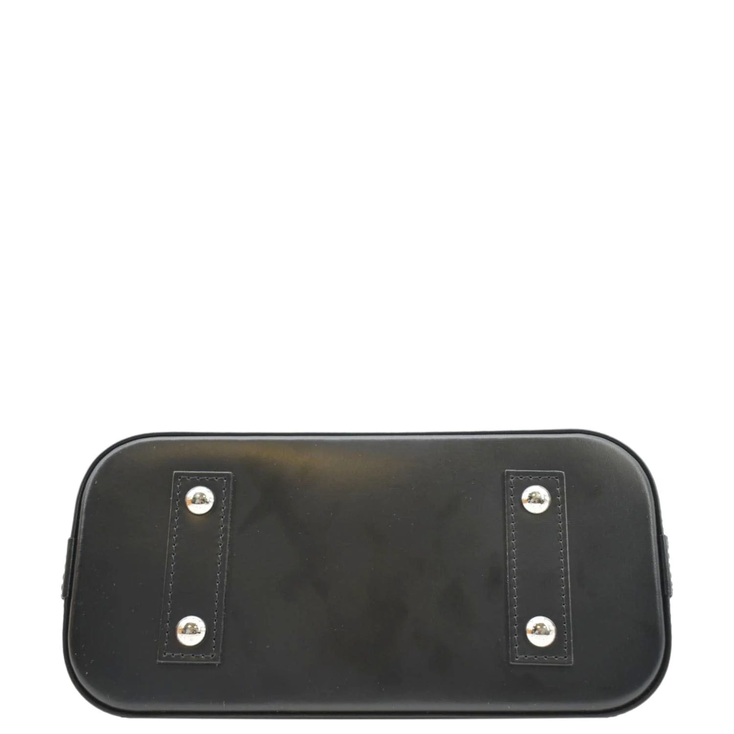 LOUIS VUITTON Alma BB Epi Leather Satchel Crossbody Bag Black - Image 10
