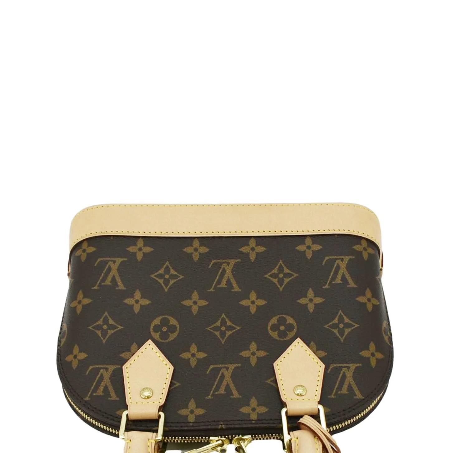 LOUIS VUITTON Alma BB Monogram Canvas Crossbody Bag Brown - Image 5