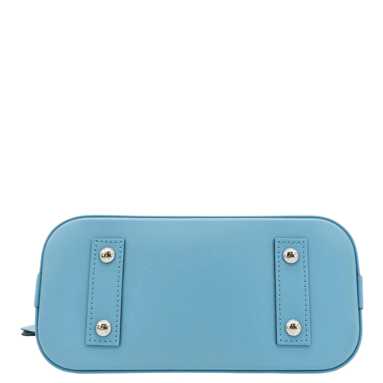 LOUIS VUITTON Alma BB Jacquard Epi Leather Crossbody Bag Light Blue - Image 10