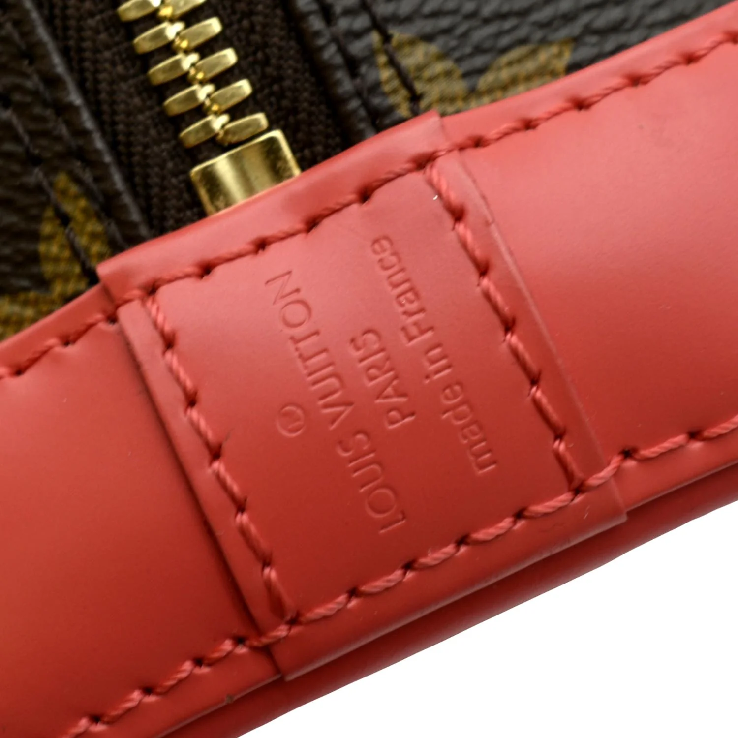 LOUIS VUITTON Alma BB Totem Monogram Canvas Satchel Bag Flamingo - Image 10