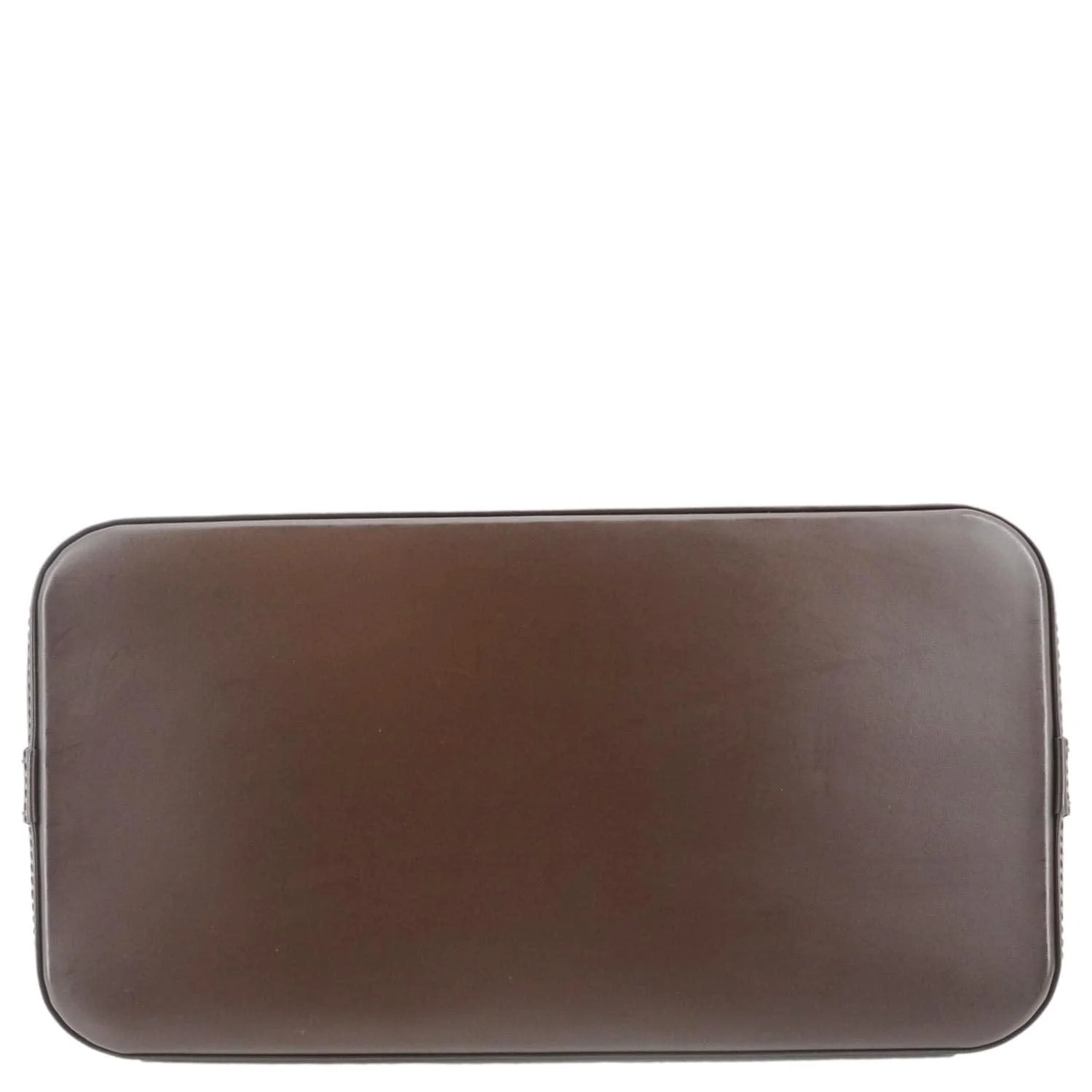 LOUIS VUITTON Alma PM Damier Ebene Satchel Bag Brown - Image 10