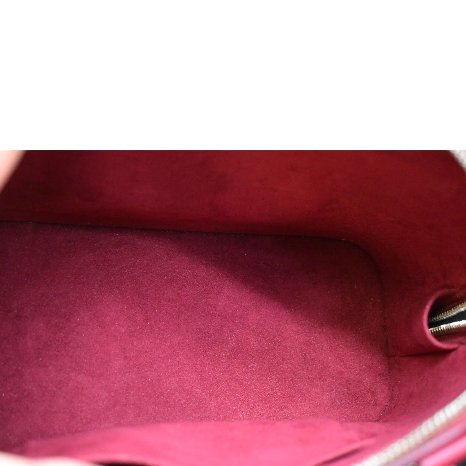 LOUIS VUITTON Alma BB Epi Leather Satchel Crossbody Bag Red - Image 11